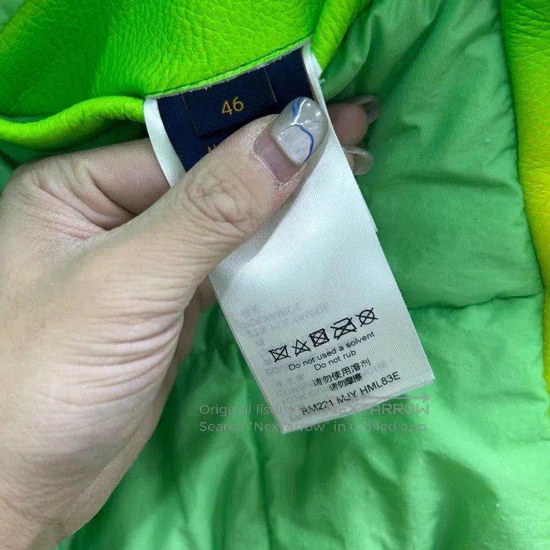 Louis Vuitton Louis Vuitton Fluorescent Green Shanhu Baseball jacket Size US S / EU 44-46 / 1 - 3 Thumbnail