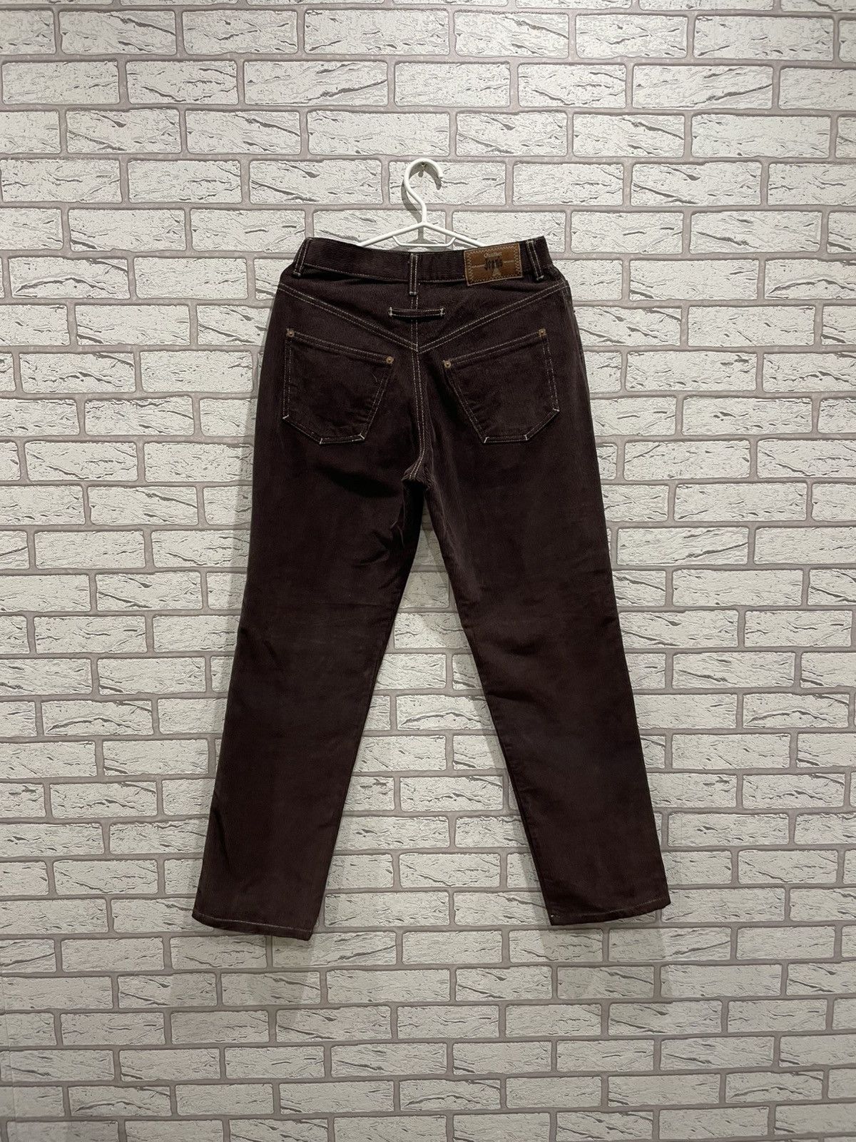 Jean Paul Gaultier RARE Vintage 90s Jean Paul Gaultier Jeans Velvet Brown Pants Size US 30 / EU 46 - 1 Thumbnail
