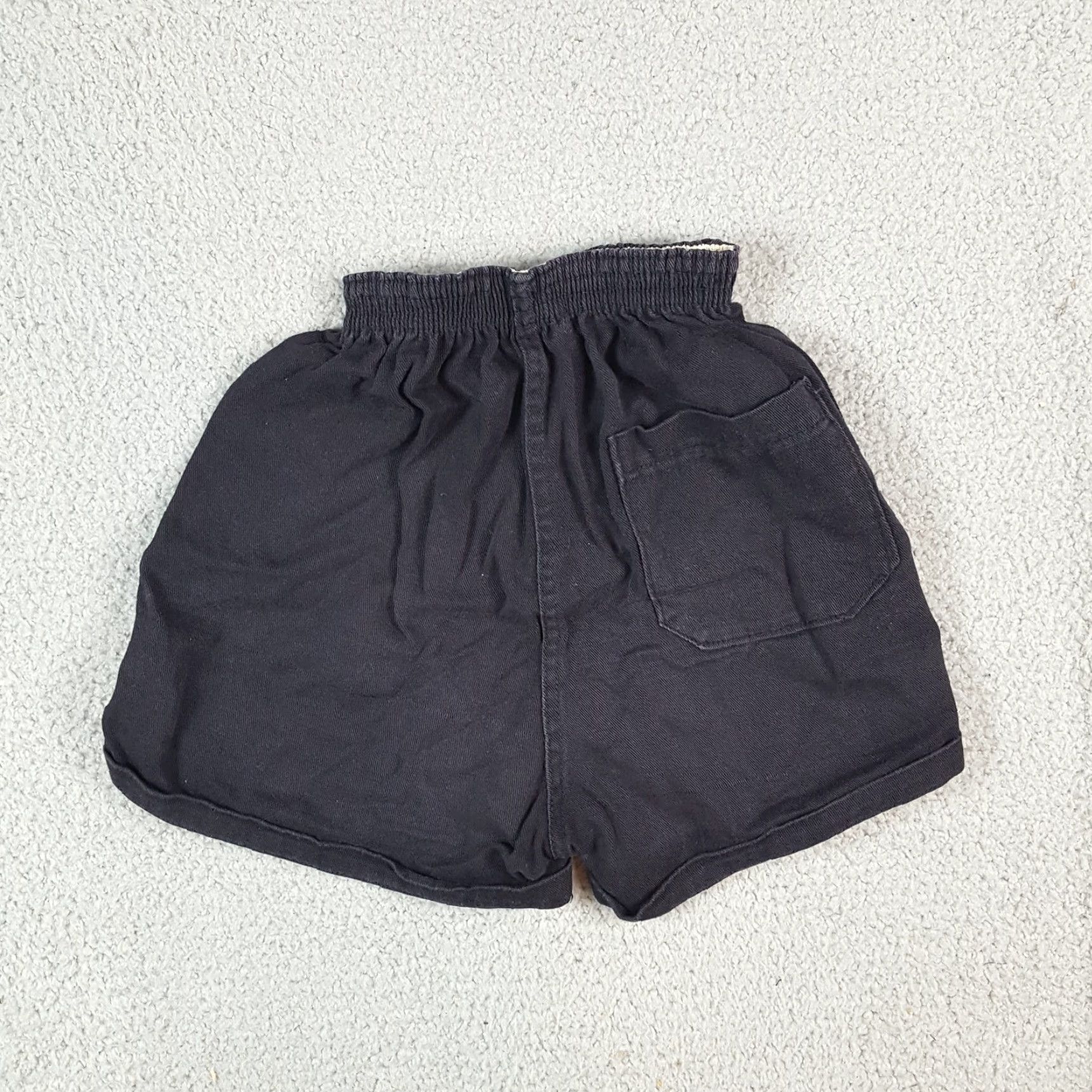 Vintage VINTAGE Russell Athletic Shorts Womens XS Black 40s College Gym School Vintage Size 26" / US 2 / IT 38 - 5 Thumbnail
