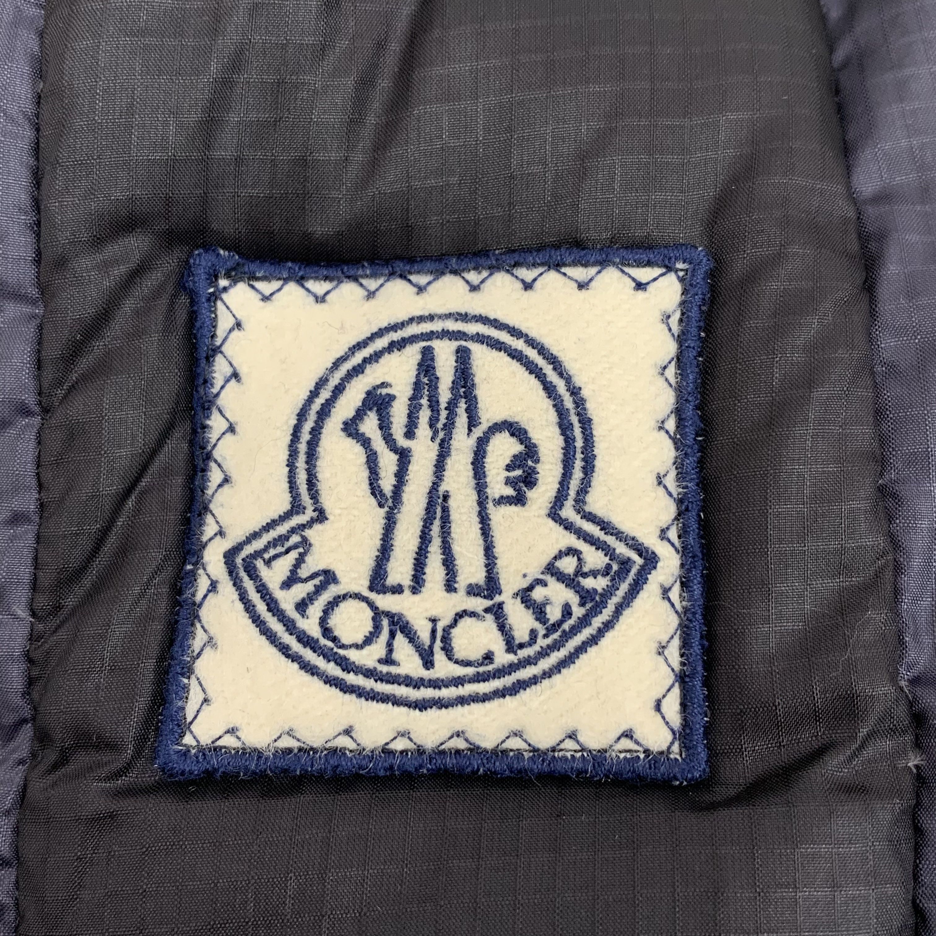 Moncler Moncler Navy Logo Down Jacket (Size 4L) Size US XXL / EU 58 / 5 - 5 Thumbnail