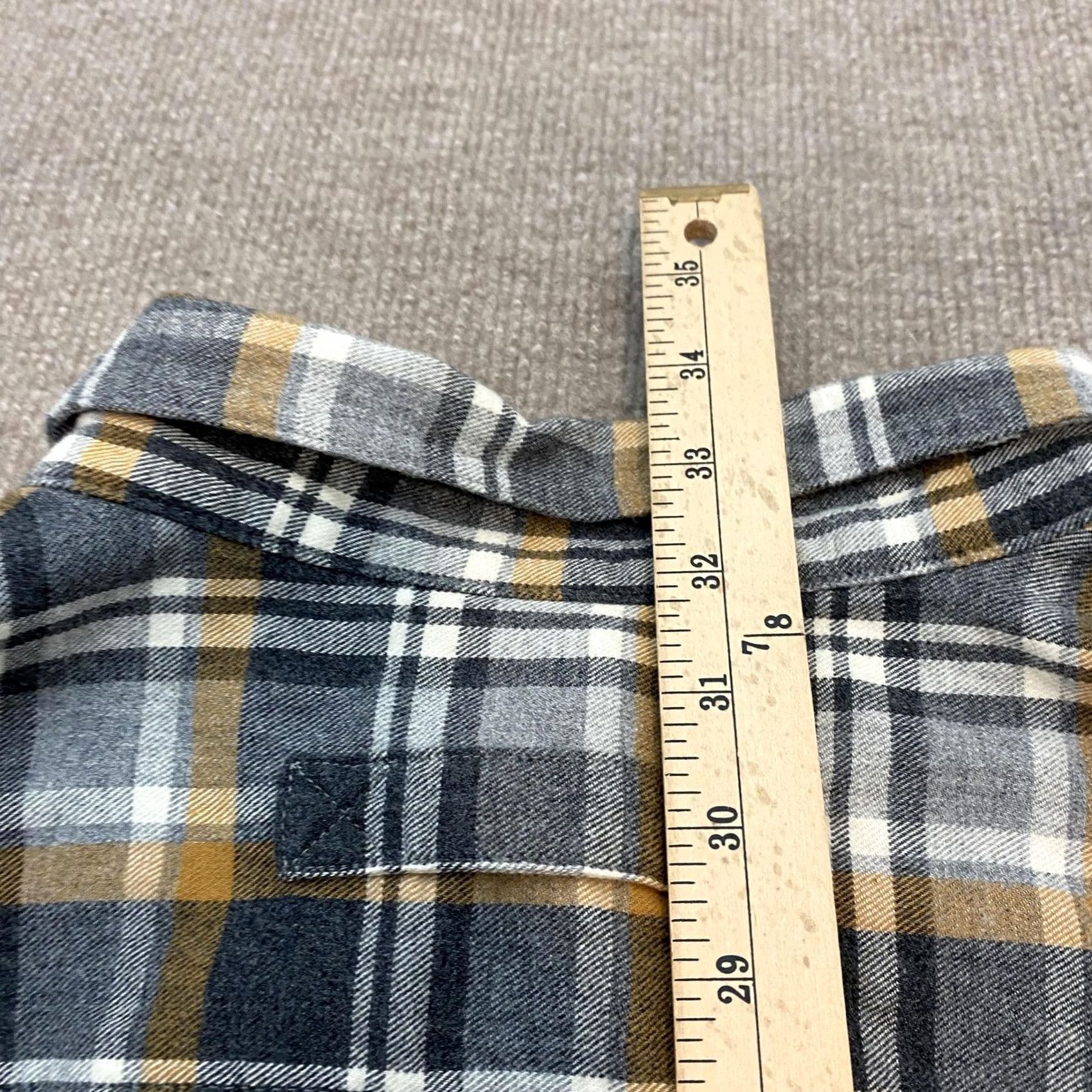 Duluth Trading Company Duluth Trading Co Shirt Mens 3XL Gray Plaid Flannel Long Sleeve Button Front Size US XXL / EU 58 / 5 - 8 Thumbnail