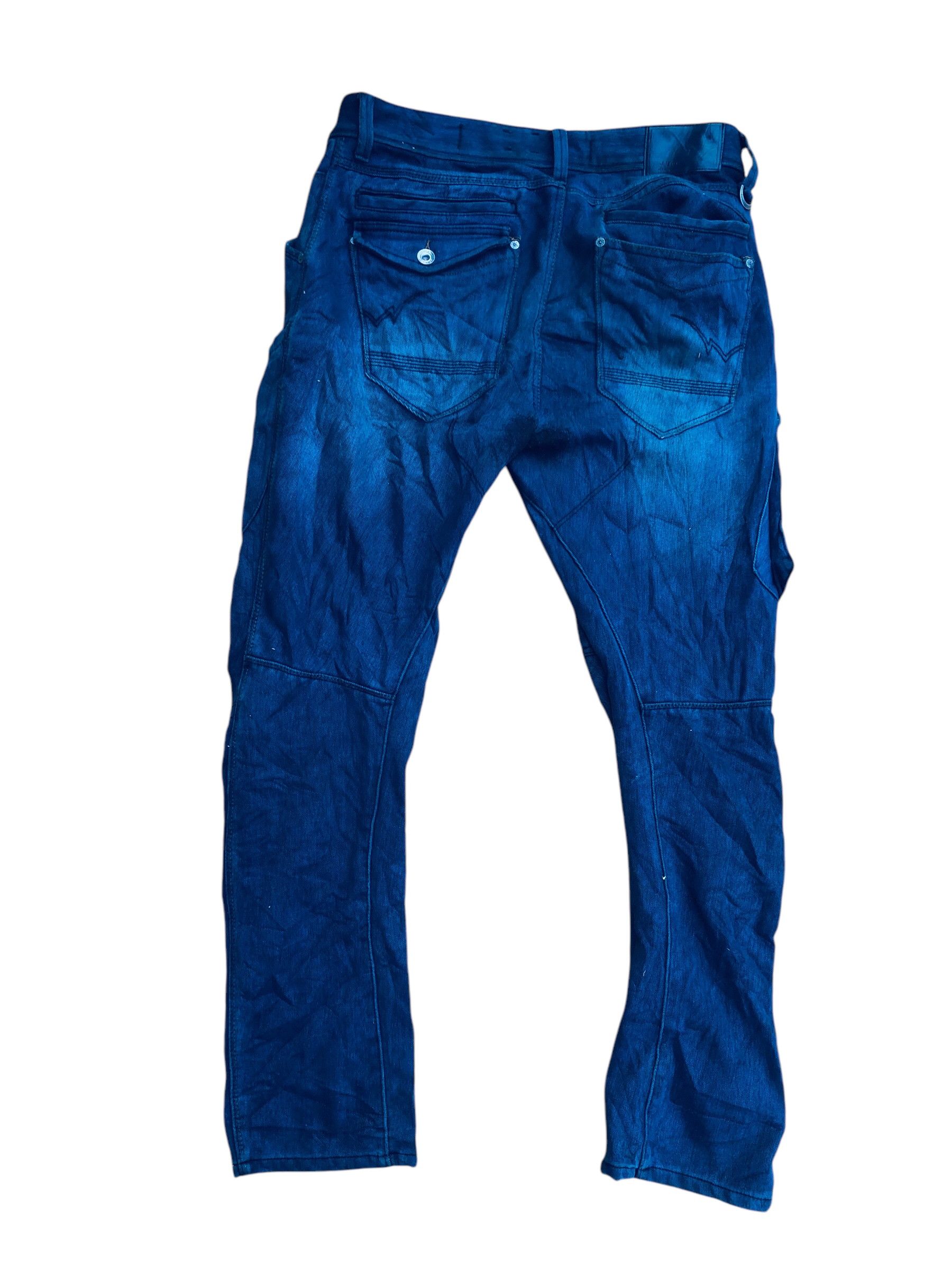 Designer × Japanese Brand 🔥Distressed Fieldcore Strech SixPockets Cargo Denim Pant🔥 Size US 34 / EU 50 - 8 Thumbnail
