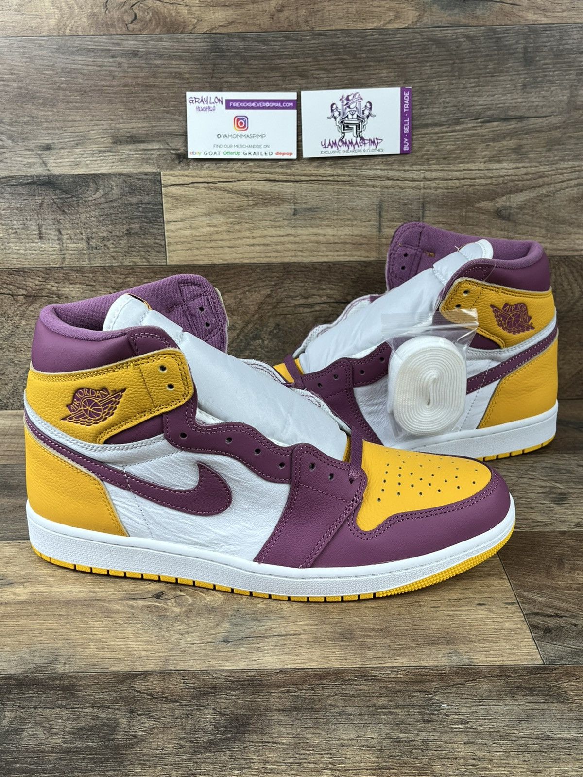 Jordan Brand Air Jordan 1 Retro High OG Brotherhood Size US 12 / EU 45 - 2 Thumbnail