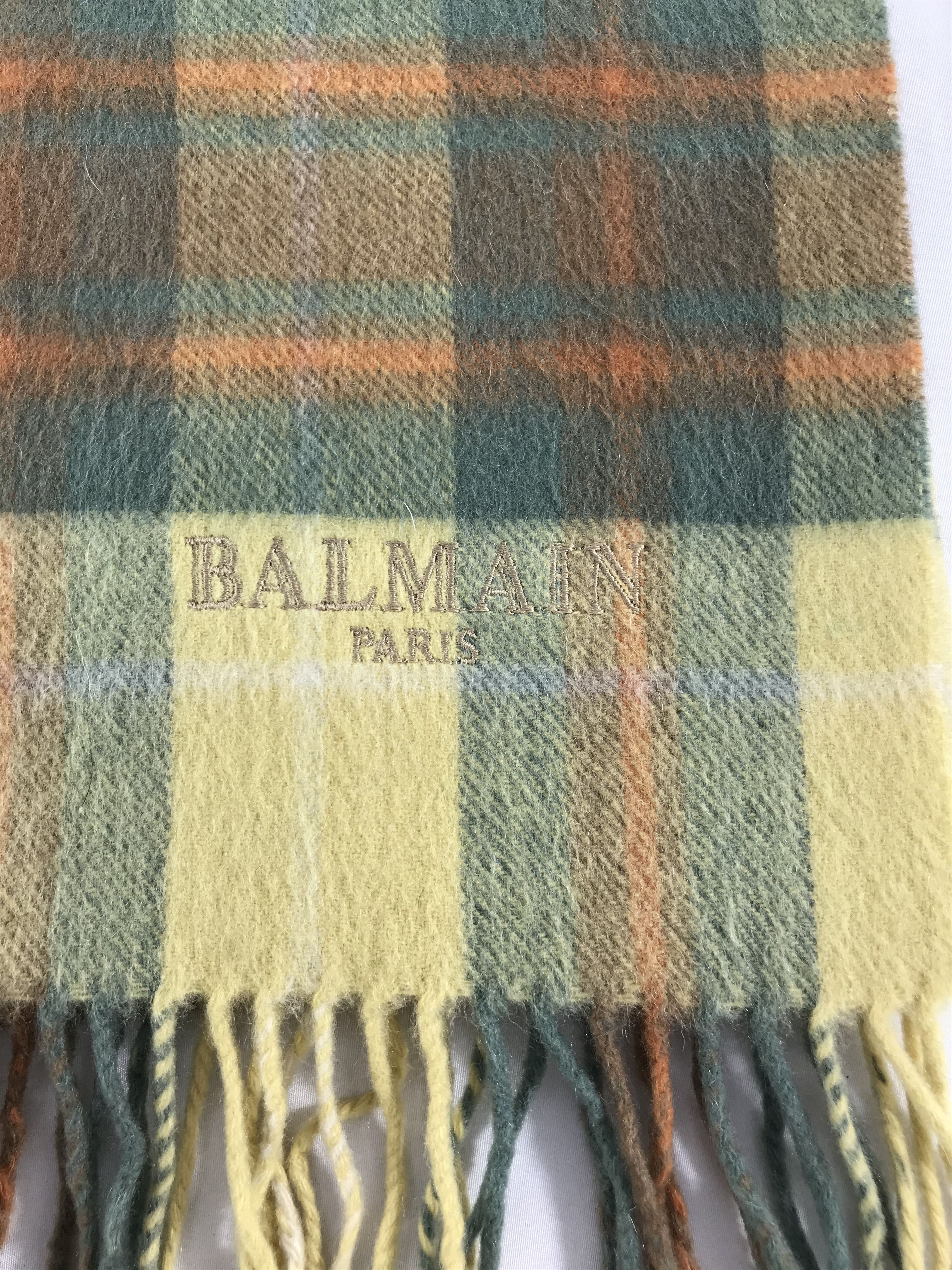 Pierre Balmain Balmain Cashmere Scarf Muffler V06 Size ONE SIZE - 3 Thumbnail