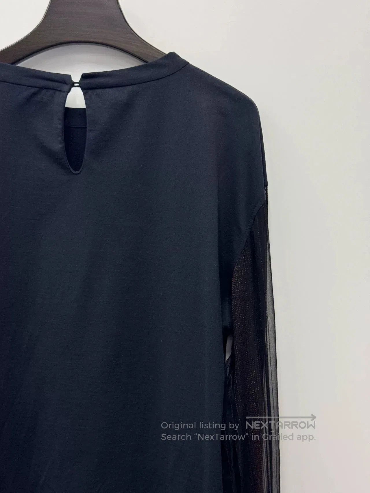 Brunello Cucinelli navy long sleeve T. Size US M / EU 48-50 / 2 - 5 Thumbnail