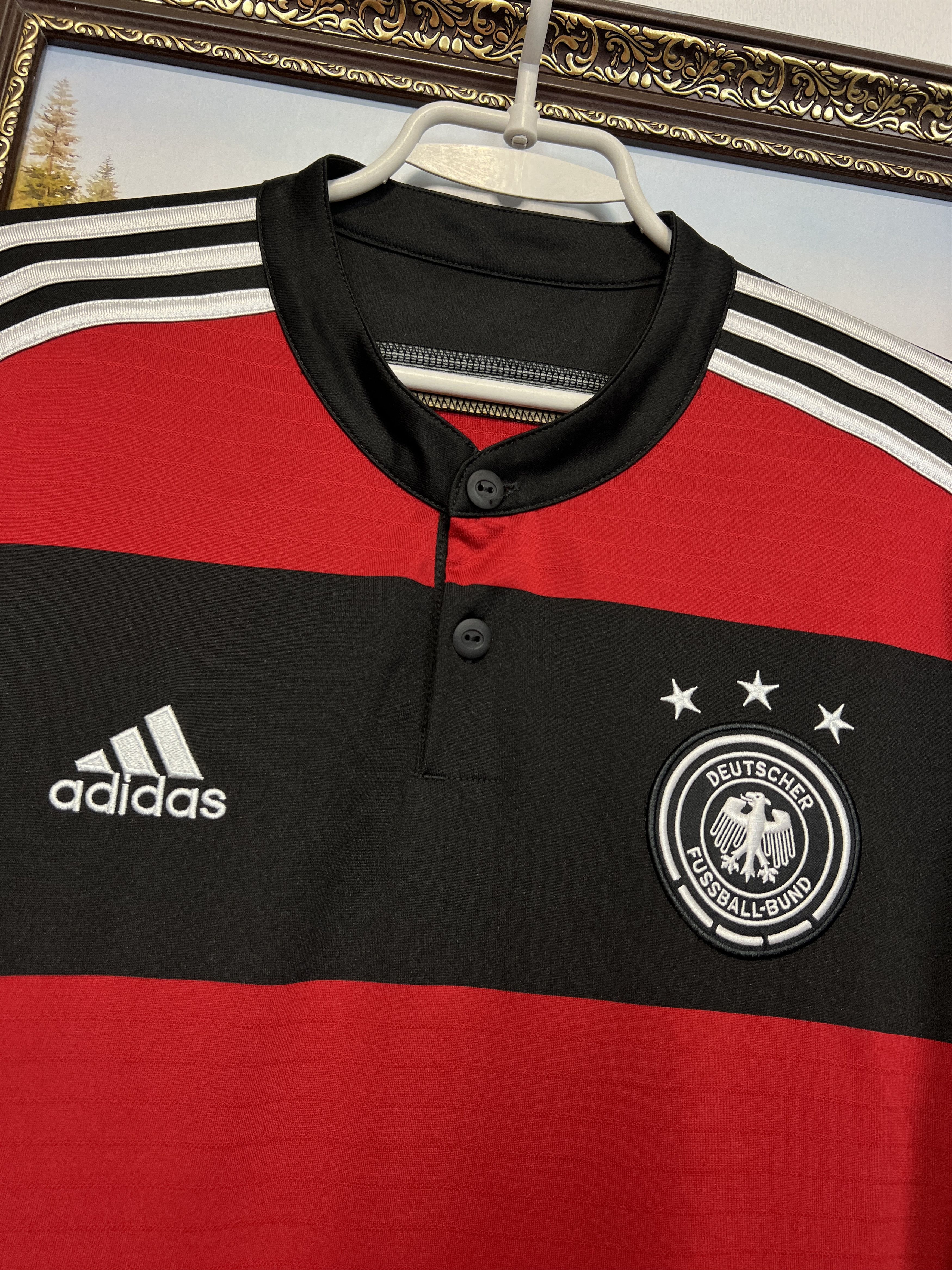 Adidas Germany Away football shirt Soccer Jersey Trikot National Size US L / EU 52-54 / 3 - 3 Thumbnail