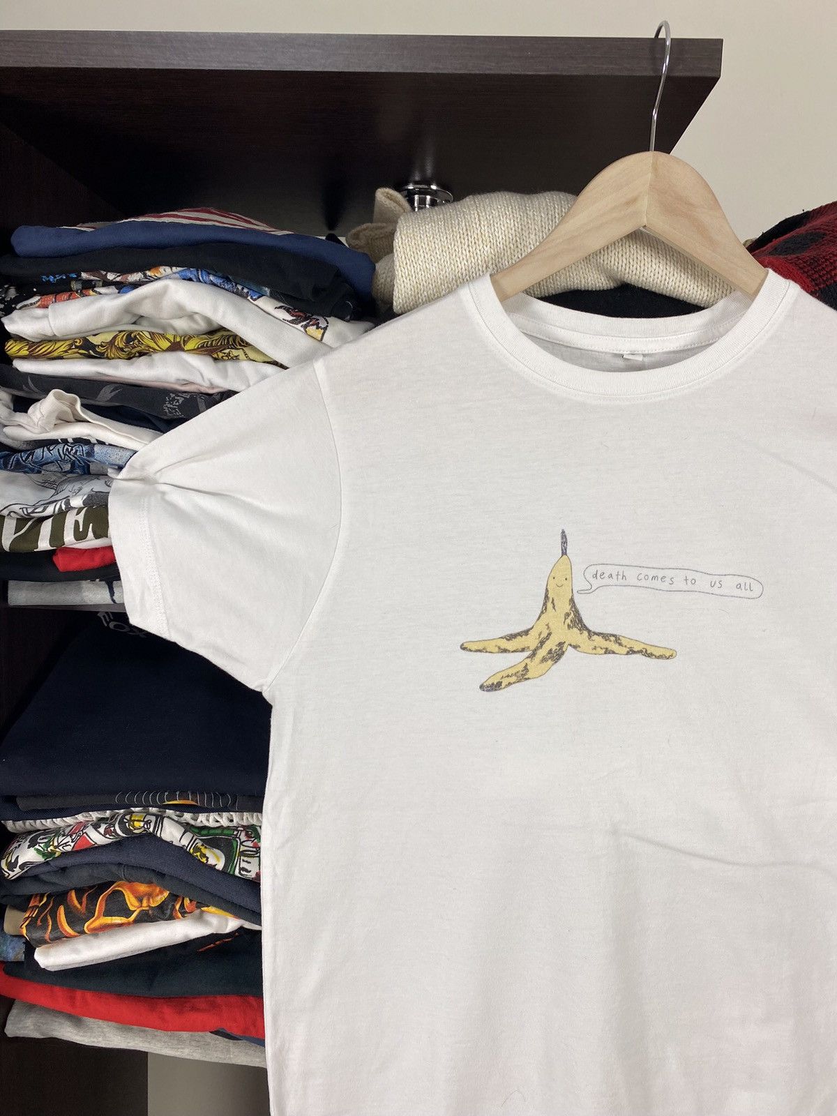 Other × Vintage Vintage Crazy Tee “Death Comes To As All” Size US S / EU 44-46 / 1 - 1 Thumbnail