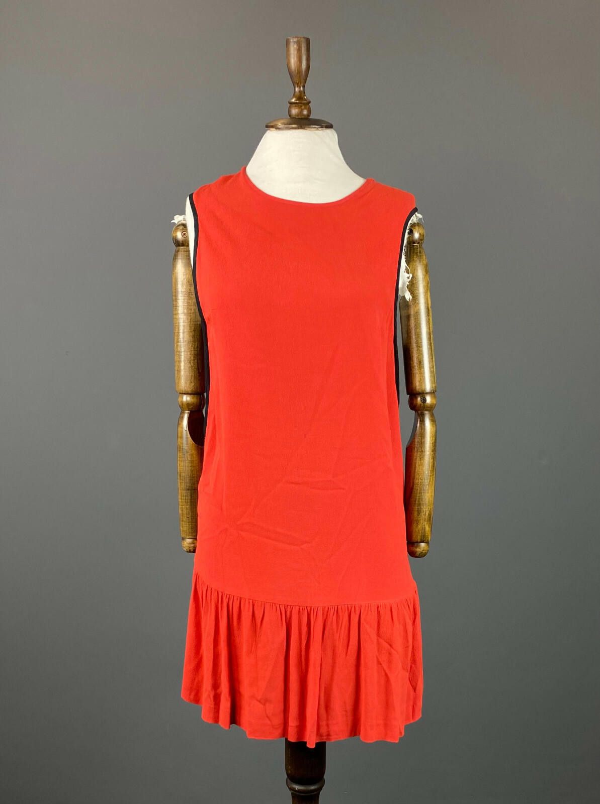 Sandro Sandro Paris Red Viscose Summer Tank Midi Dress Size 3 Size M / US 6-8 / IT 42-44 - 1 Thumbnail
