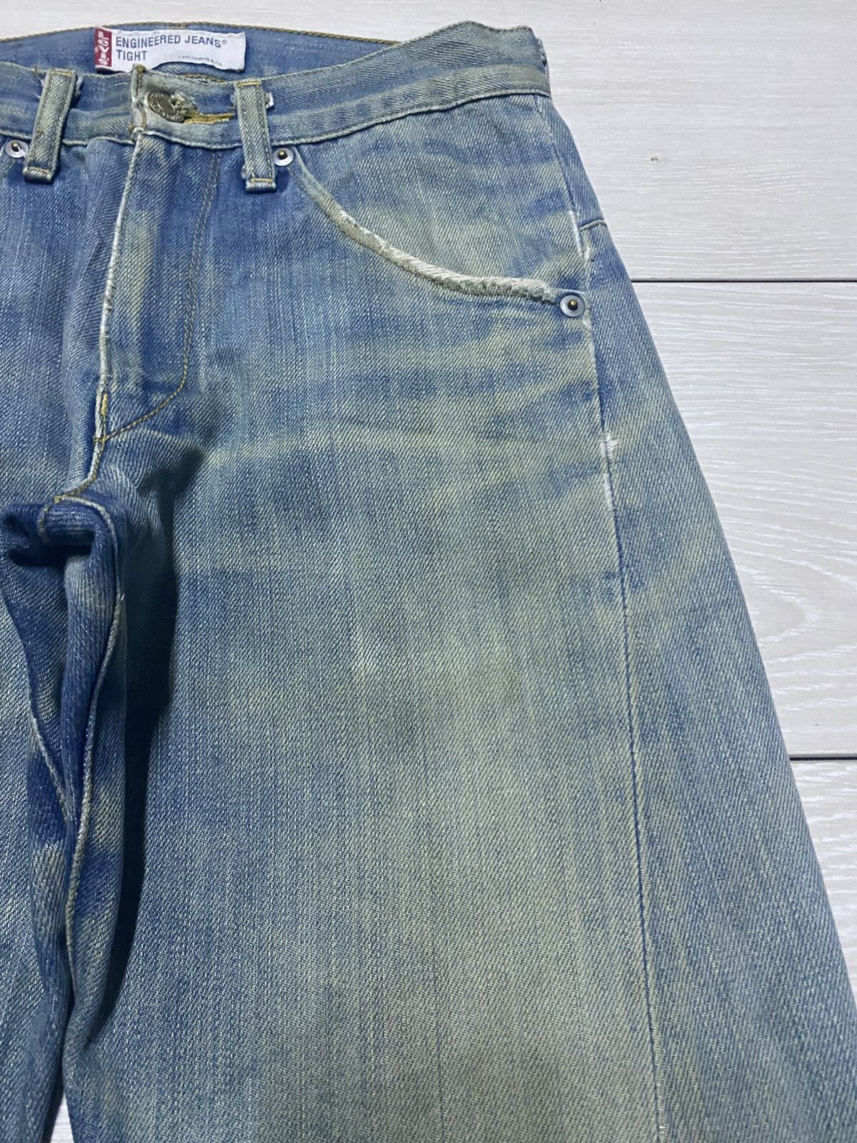 Levi's Vintage Levis Engineered Japan Twist Leg Jeans Size US 27 - 8 Thumbnail