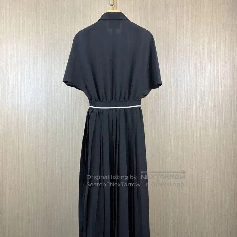 Miu Miu Miu Miu Black Polyester Midi Dress . Size M / US 6-8 / IT 42-44 - 2 Thumbnail