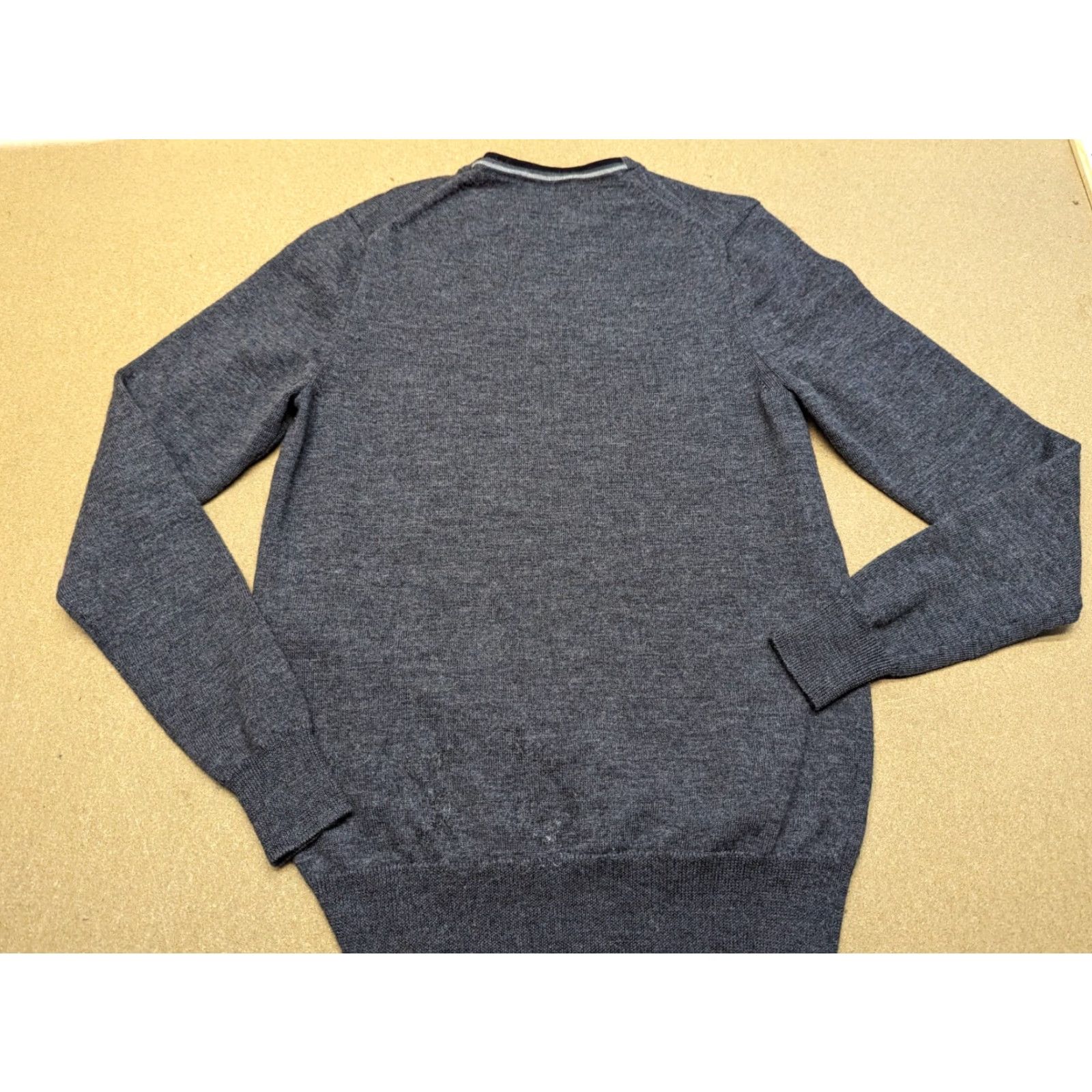 Fred Perry Fred Perry Pullover Mens Size XS Gray Merino Wool Sweater Plain Top Jumper Size US XS / EU 42 / 0 - 2 Thumbnail