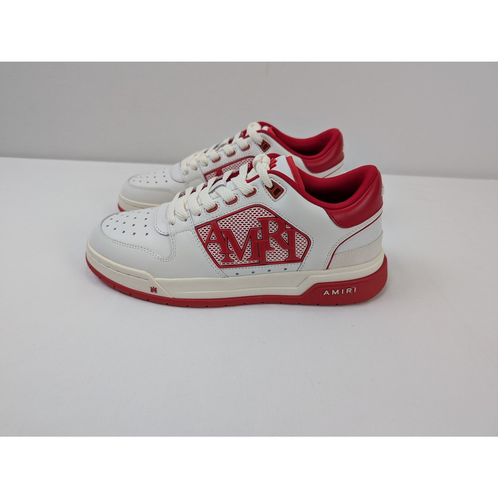 Amiri o1rshd1 Classic Low top Sneakers in White/Red Size US 11 / EU 44 - 9 Thumbnail