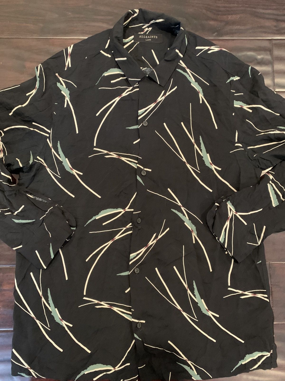 Allsaints Allsaints Moreland LS button up Size US L / EU 52-54 / 3 - 2 Thumbnail