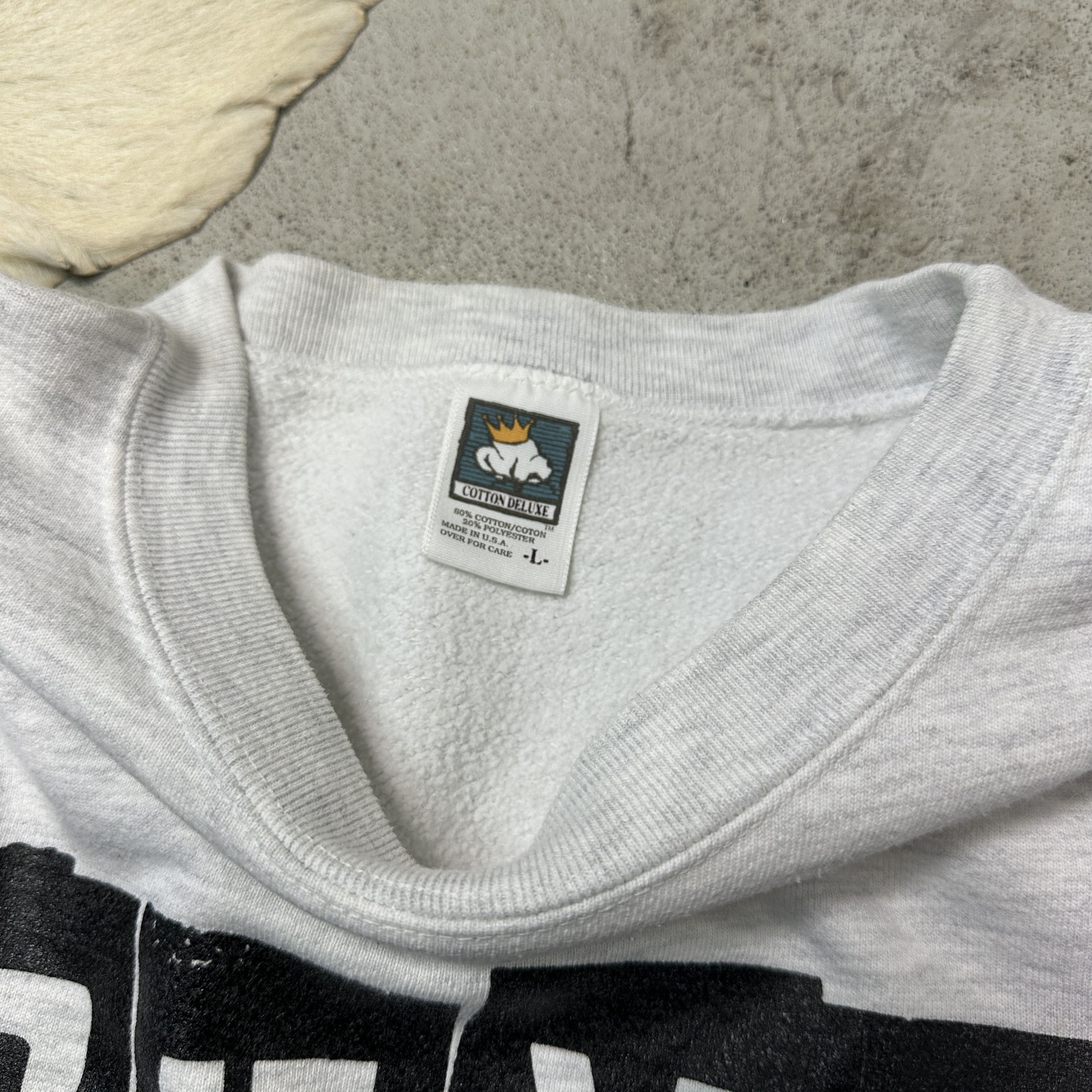 Vintage Vintage Sporty Streetwear Old School RENT Sweatshirt 90s Size US L / EU 52-54 / 3 - 4 Thumbnail