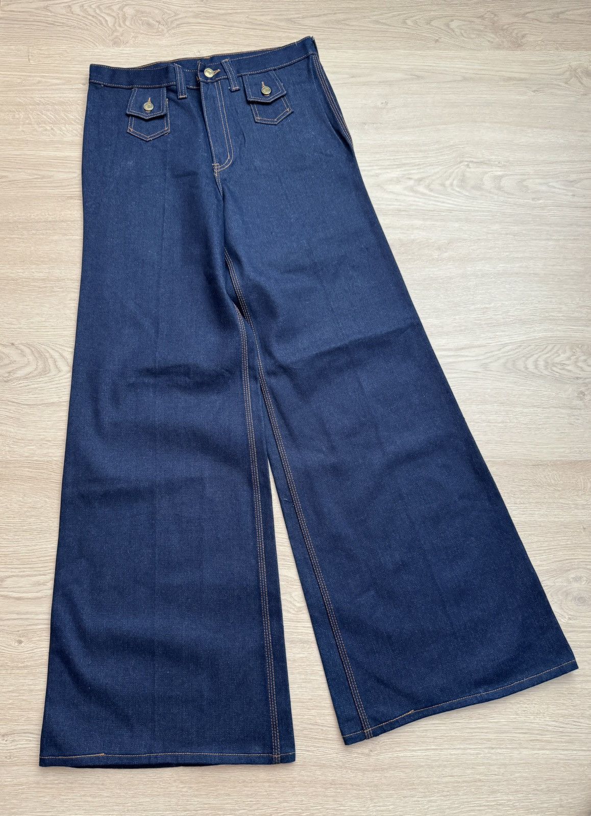 Haute Hippie Vintage 70-80’s Penisula Women’s Hippie Denim Jeans Pants Size 34" / US 12 / IT 48 - 1 Thumbnail