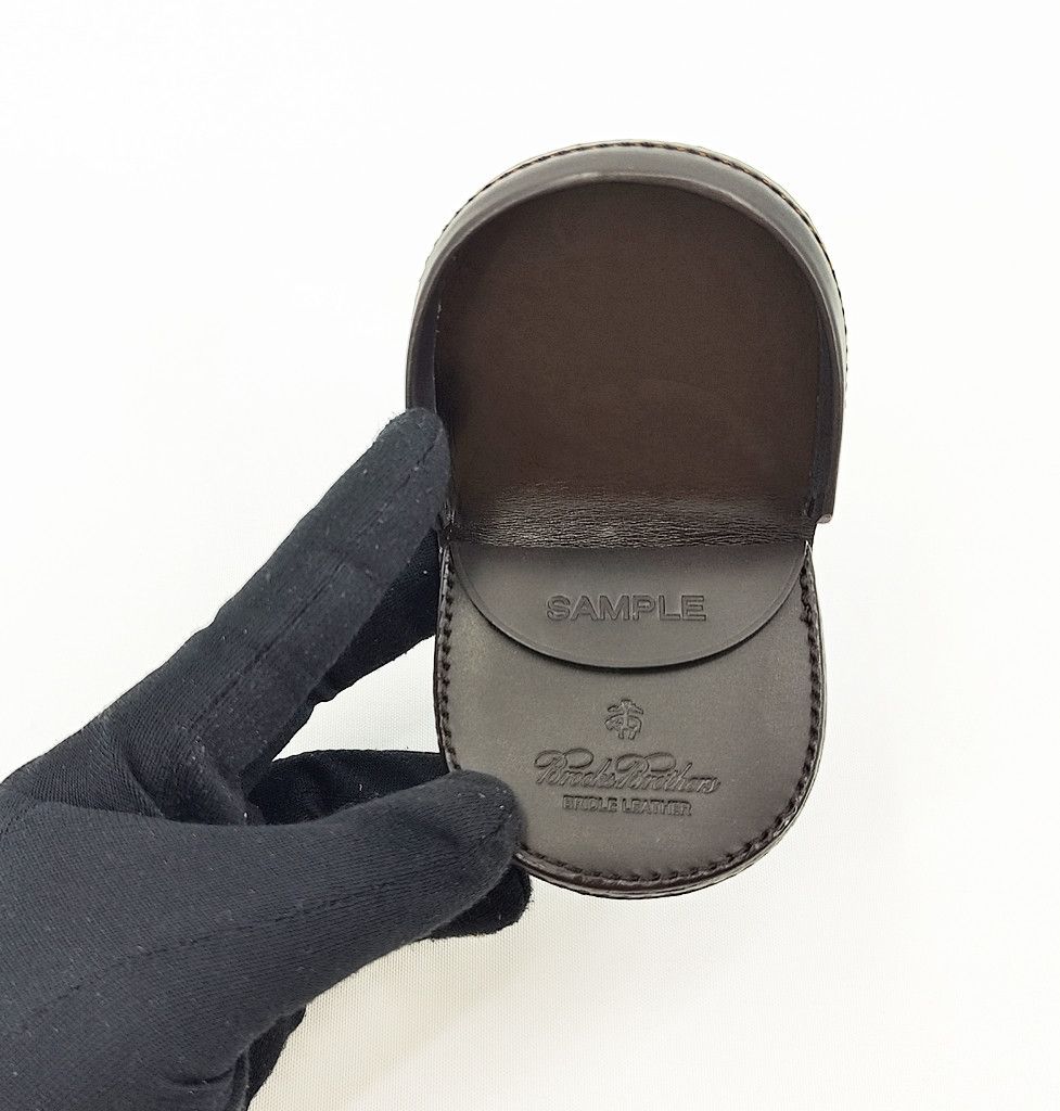 Brooks Brothers rare BROOKS BROTHERS leather coin case SAMPLE Size ONE SIZE - 4 Thumbnail