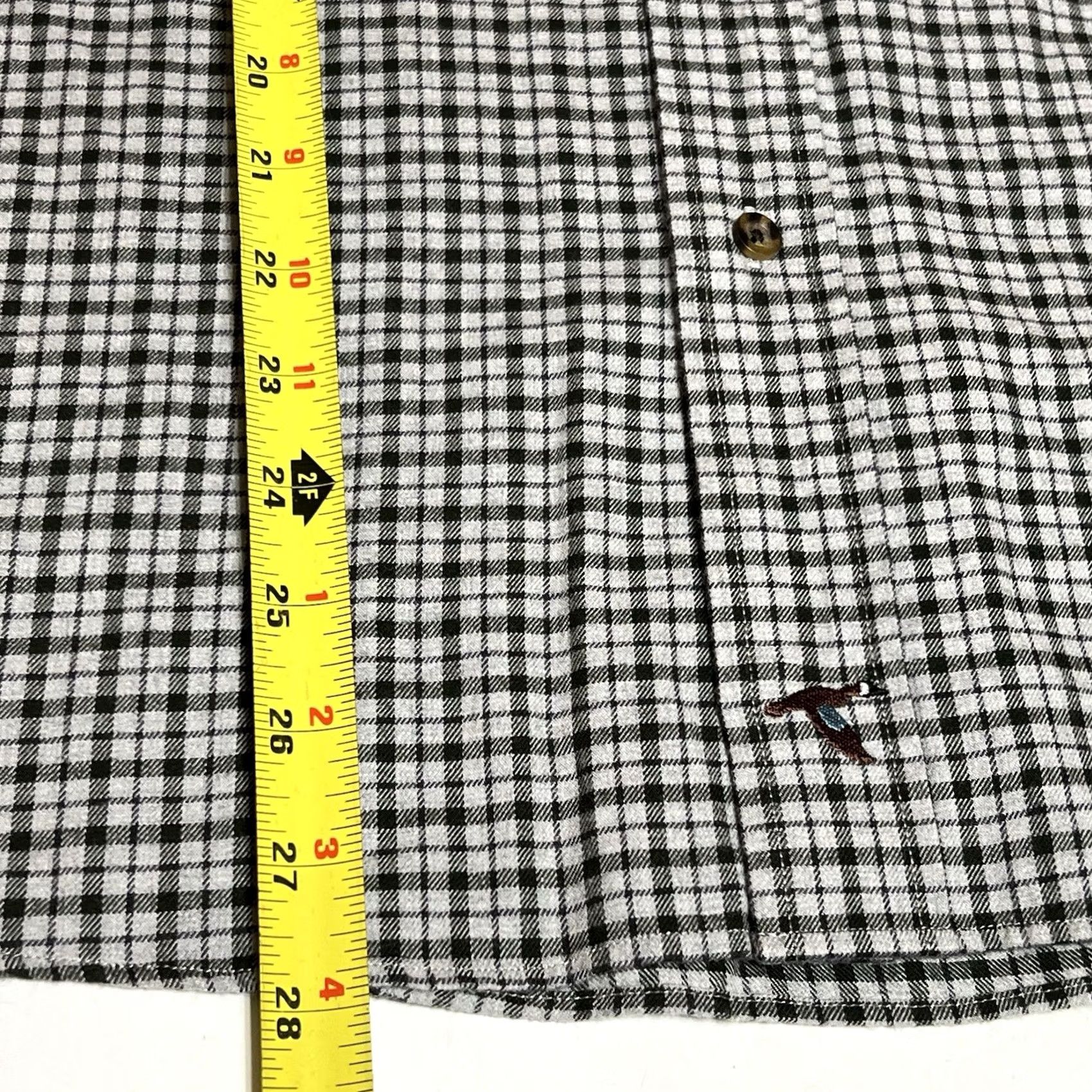 Vintage Genteal Shirt Plaid Button-Up Long Sleeve Cotton Flannel Mens Size S Gray 100% Cotton Button-Down Collar Pocket Size US S / EU 44-46 / 1 - 5 Thumbnail