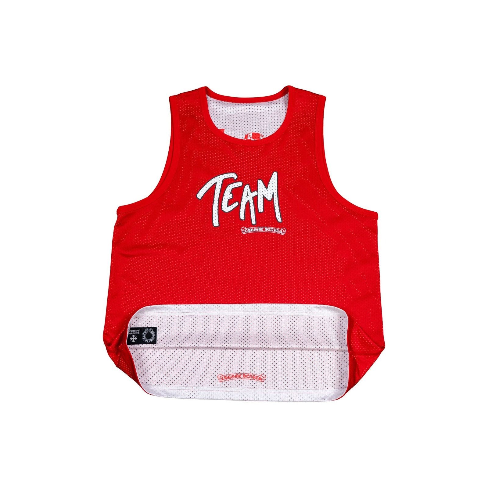 Chrome Hearts Matty Boy Sports Mesh Reversible Basketball Jersey 'Red' Size US S / EU 44-46 / 1 - 8 Thumbnail