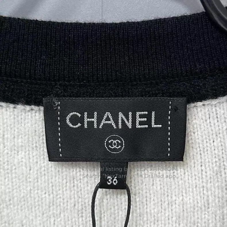 Chanel Chanel 21b classic black and white panda cashmere jacket Size XS / US 0-2 / IT 36-38 - 5 Thumbnail