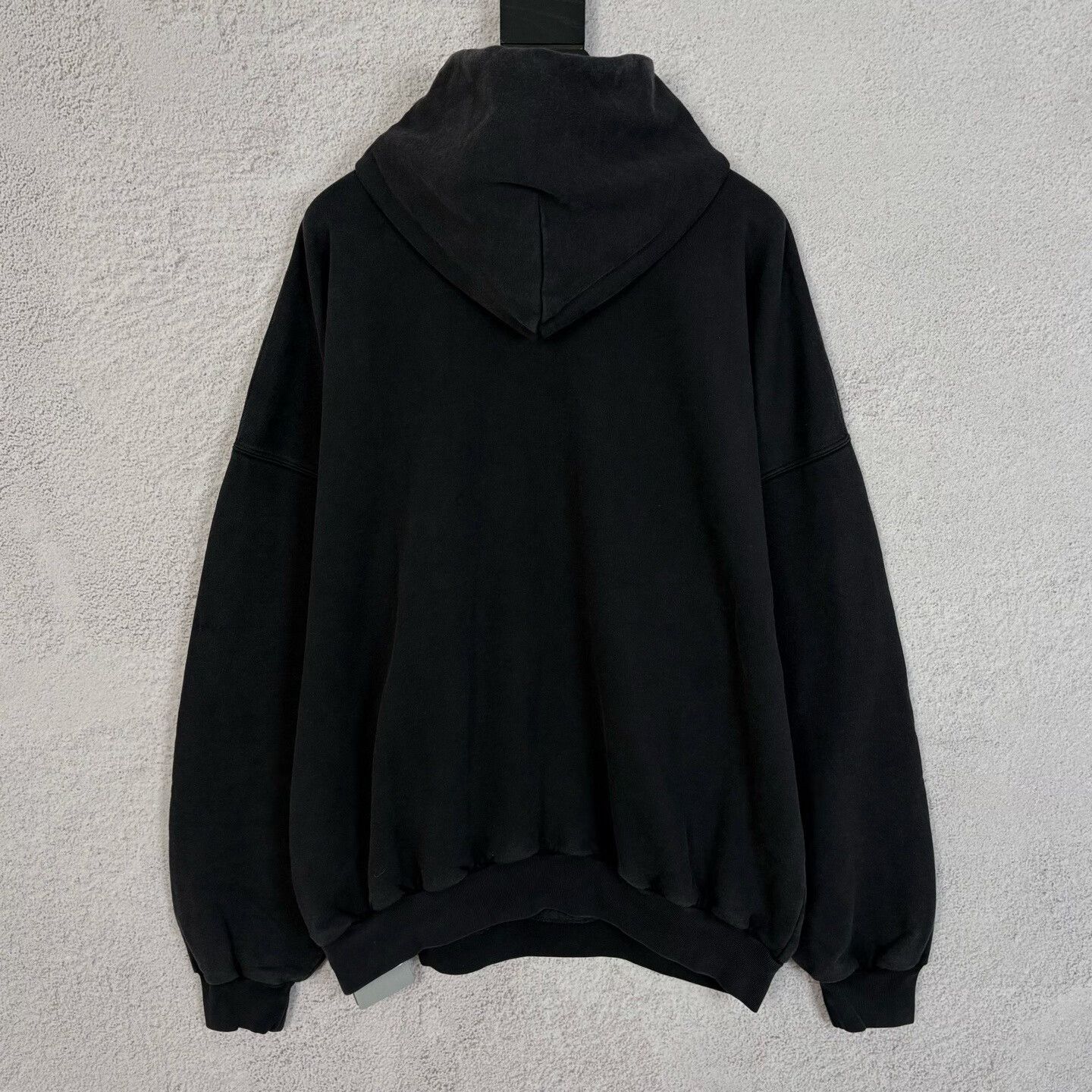 Balenciaga balenciaga logo print black hoodie sweatshirt Size US L / EU 52-54 / 3 - 2 Thumbnail