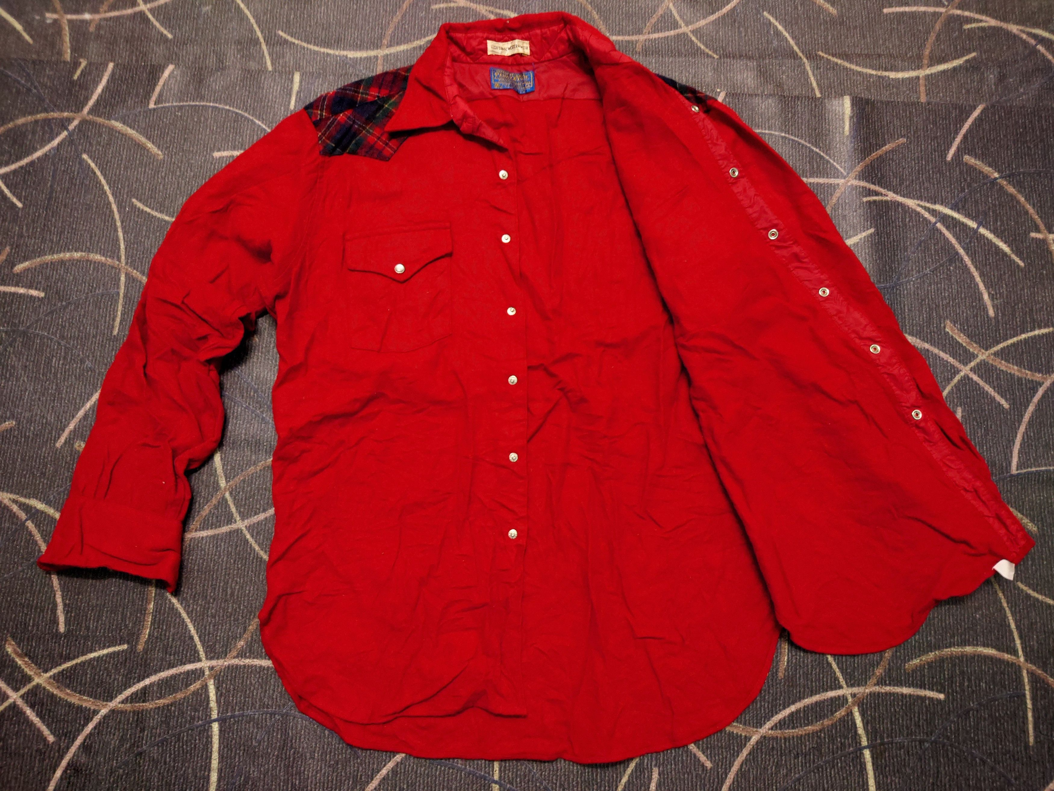 Flannel Vintage PENDLETON Flannel Shirt Plaid Virgin Wool Size US L / EU 52-54 / 3 - 2 Thumbnail