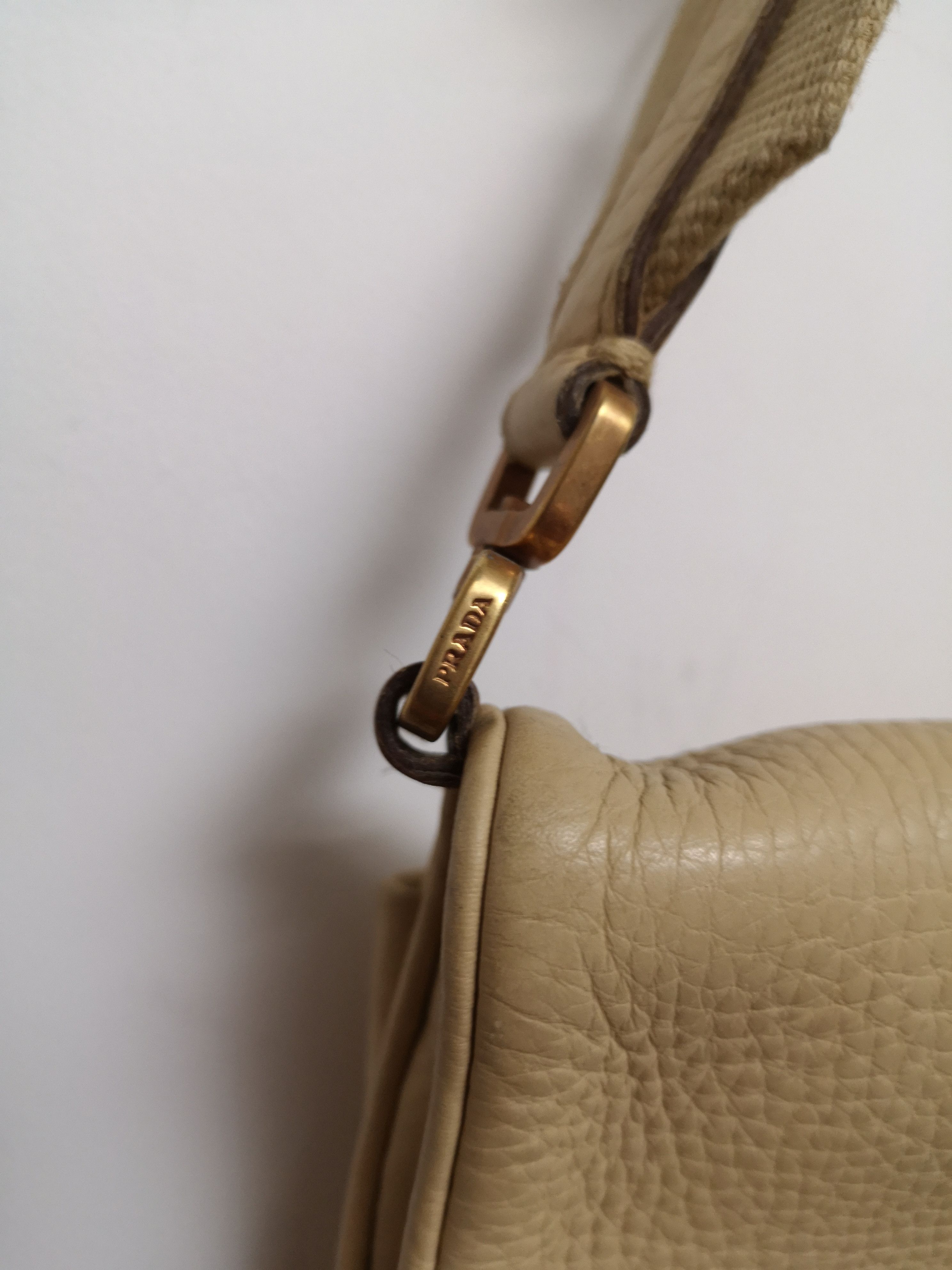 Prada Calf Leather Shoulder Bag With Antique Brass Hardware Size ONE SIZE - 5 Thumbnail