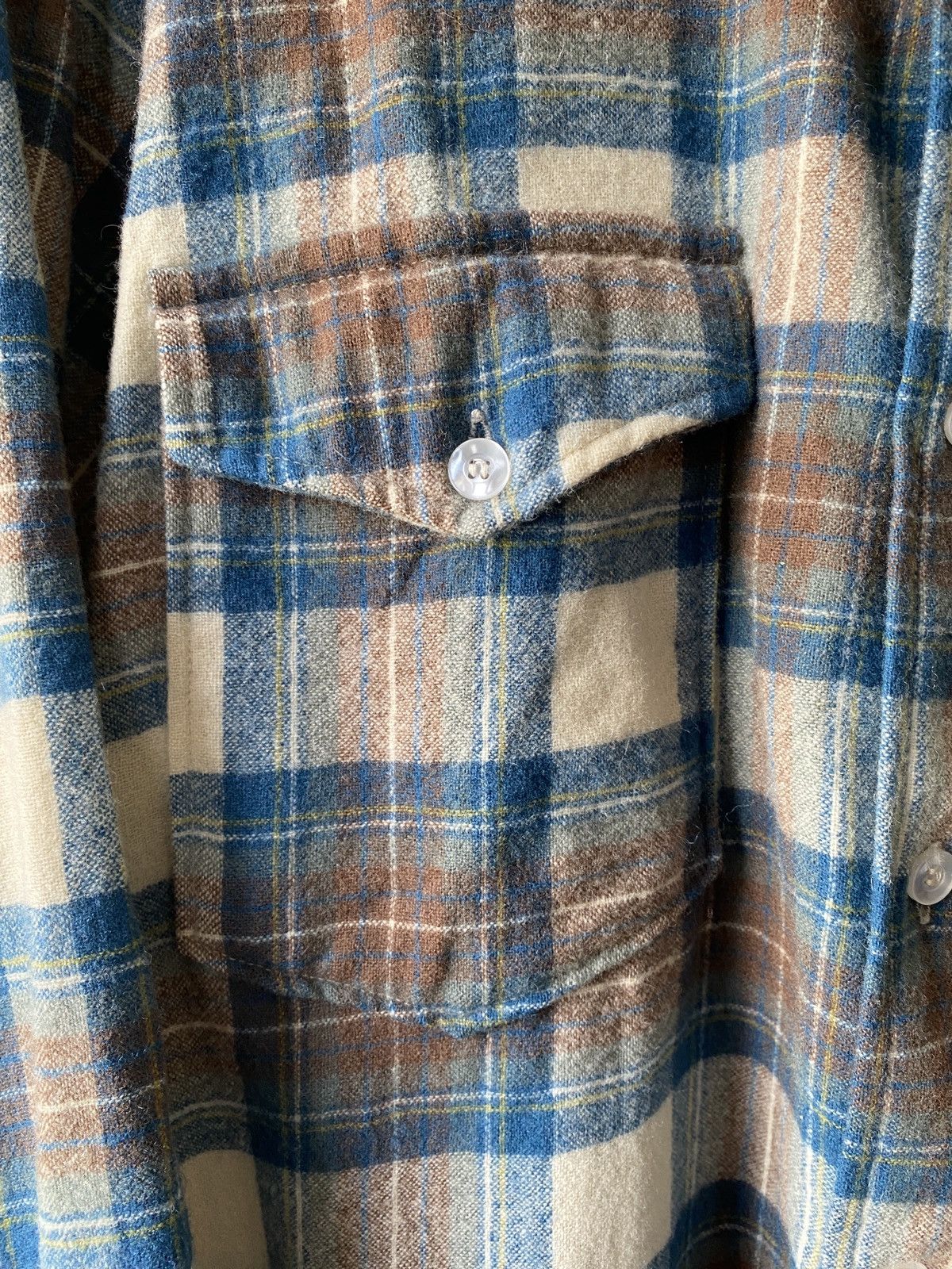 Flannel × Pendleton × Vintage Vintage 60’s Pendleton Double Pocket Virgin Wool Flannel Size US M / EU 48-50 / 2 - 9 Thumbnail