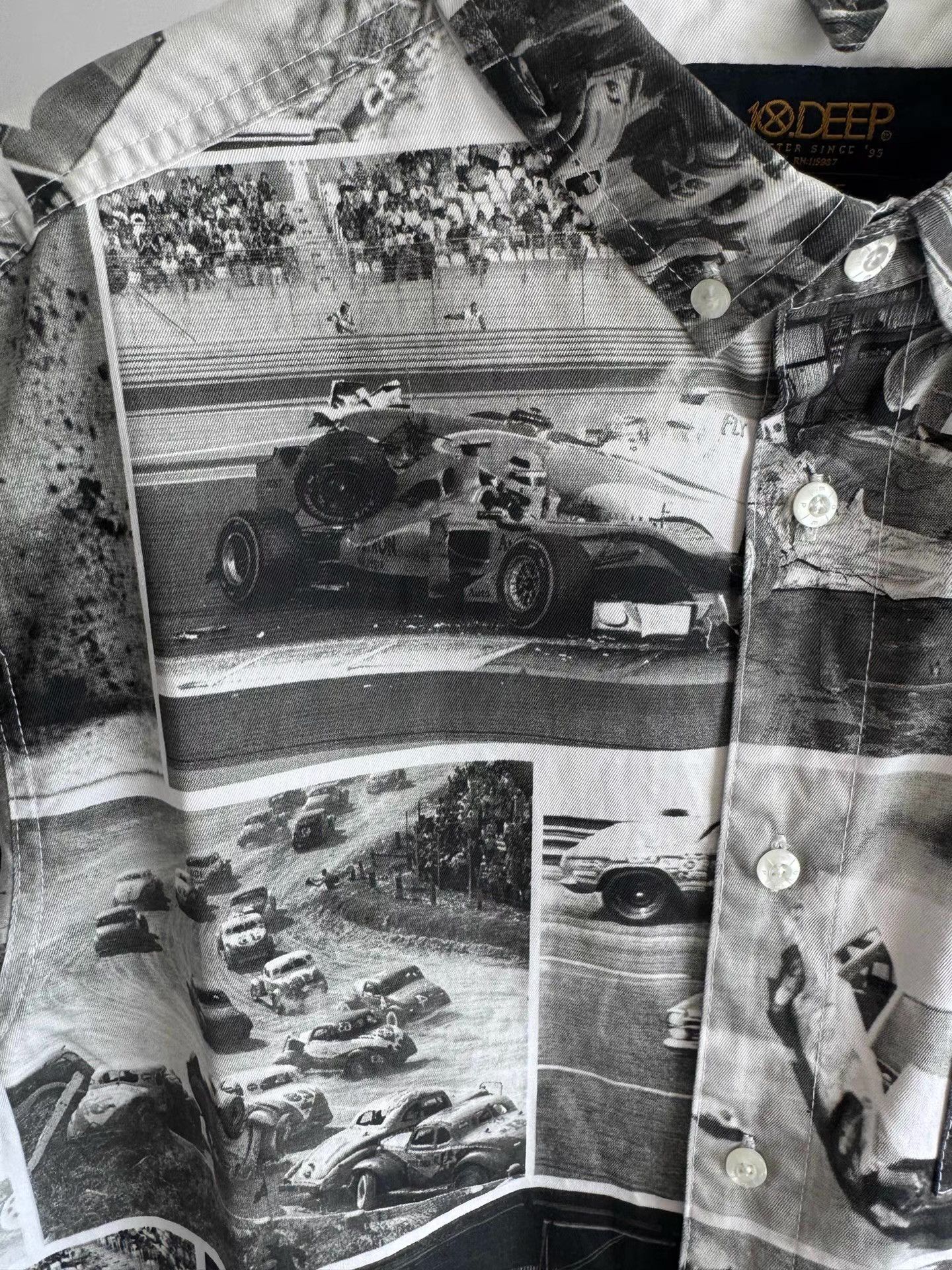 10 Deep 10.DEEP Car Crash Print Shirt Q17 Size US L / EU 52-54 / 3 - 8 Thumbnail
