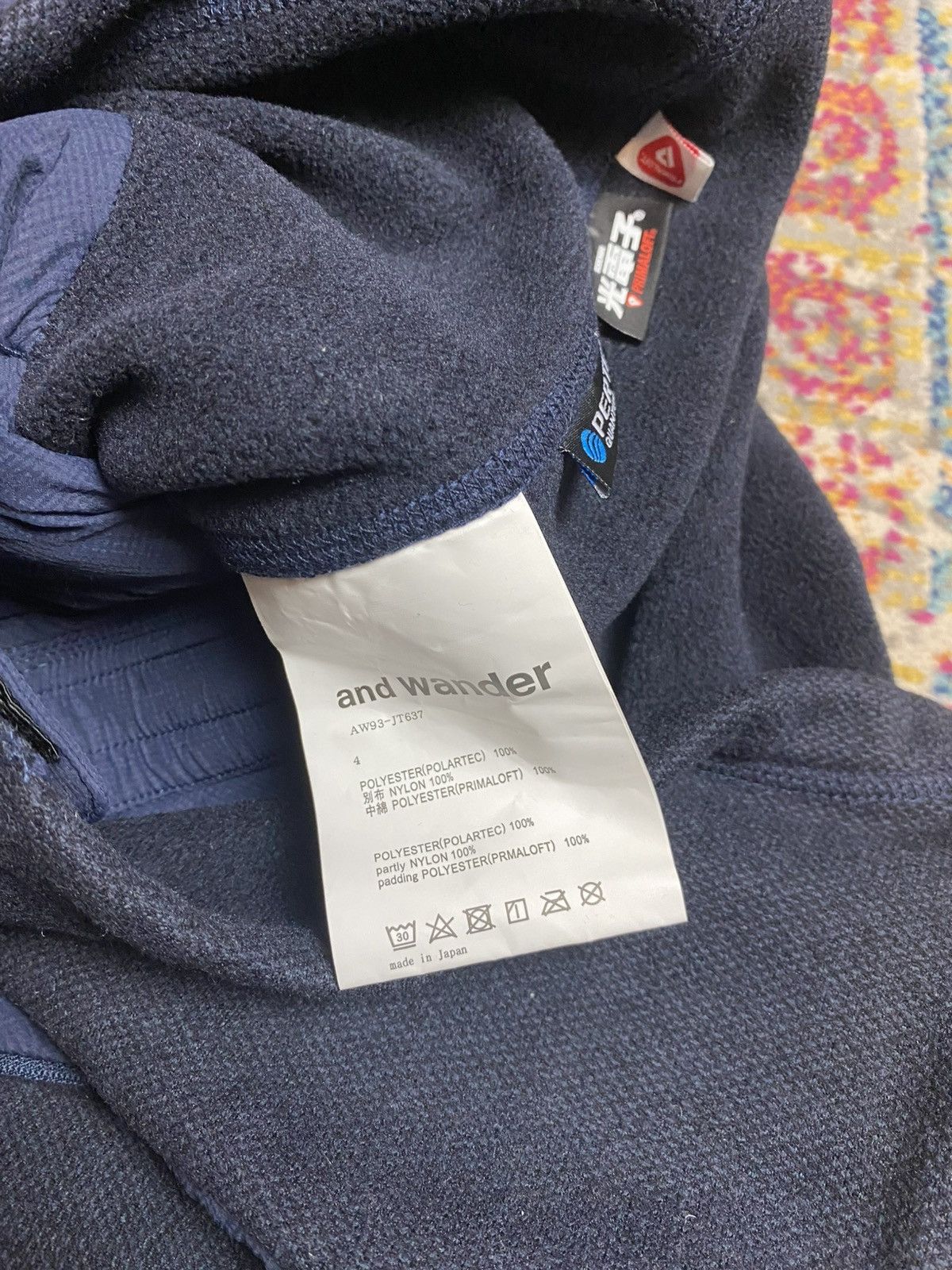 And Wander and WANDER Top Fleece Jacket Black Size US L / EU 52-54 / 3 - 4 Thumbnail