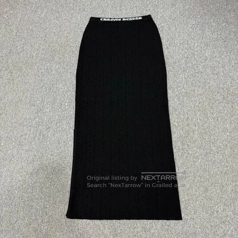 Chrome Hearts Chrome Hearts Black Polyester Maxi Skirt . Size 27" / US 4 / IT 40 - 2 Thumbnail