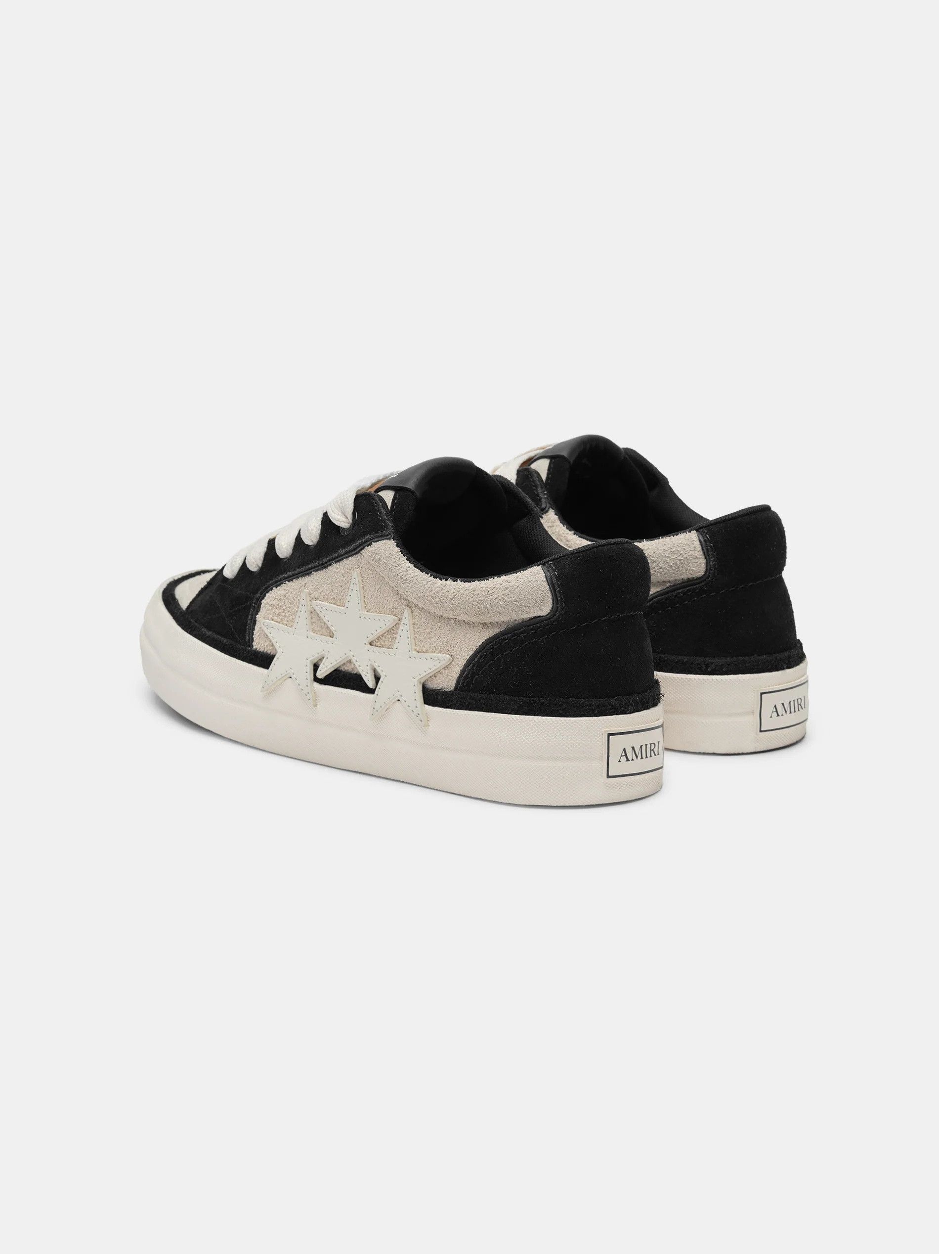 Amiri os11x0326 Sunset Skate Low-Top Sneakers in Black/Ivory Size US 8 / EU 41 - 4 Thumbnail