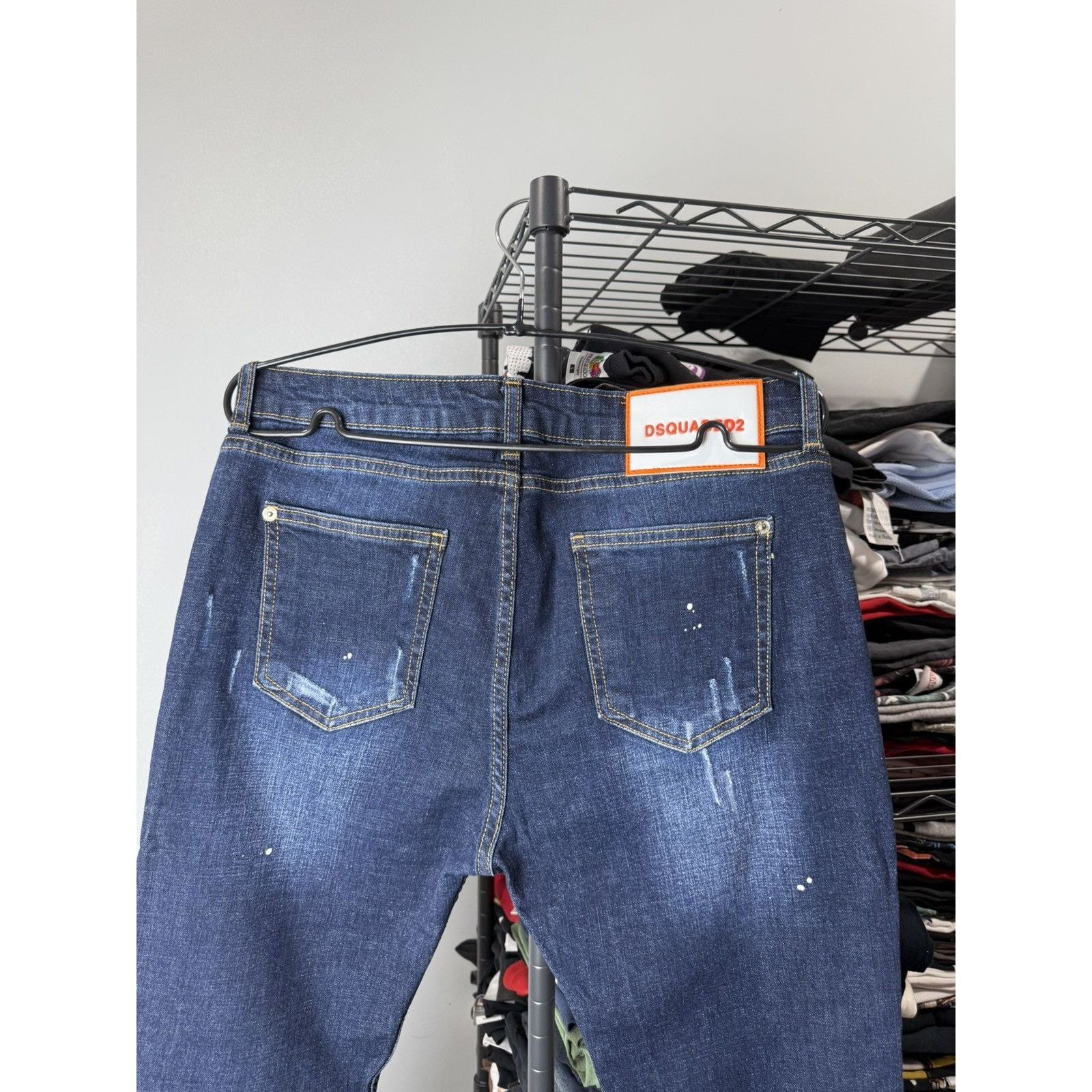 Dsquared2 Distressed Dsquared2 Designer Denim Skinny Pants Luxury Size US 30 / EU 46 - 7 Thumbnail