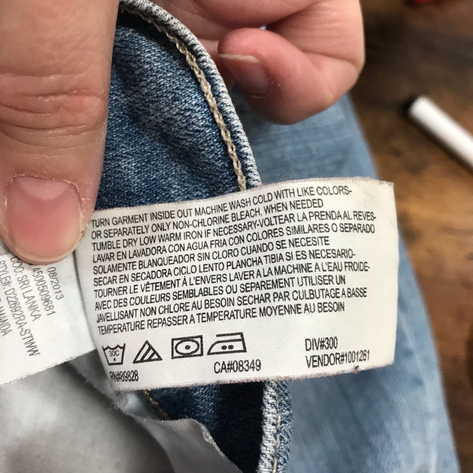Gloria Vanderbilt Gloria Vanderbilt Amanda Denim Jean 12 Size 34" / US 12 / IT 48 - 6 Thumbnail