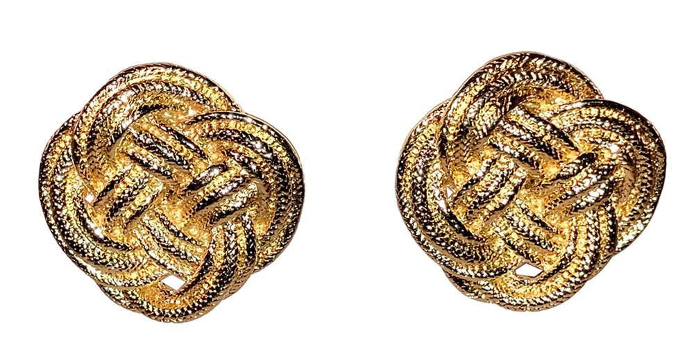 Givenchy Givenchy Interlocking Rope Goldtone Earrings Size ONE SIZE - 2 Thumbnail