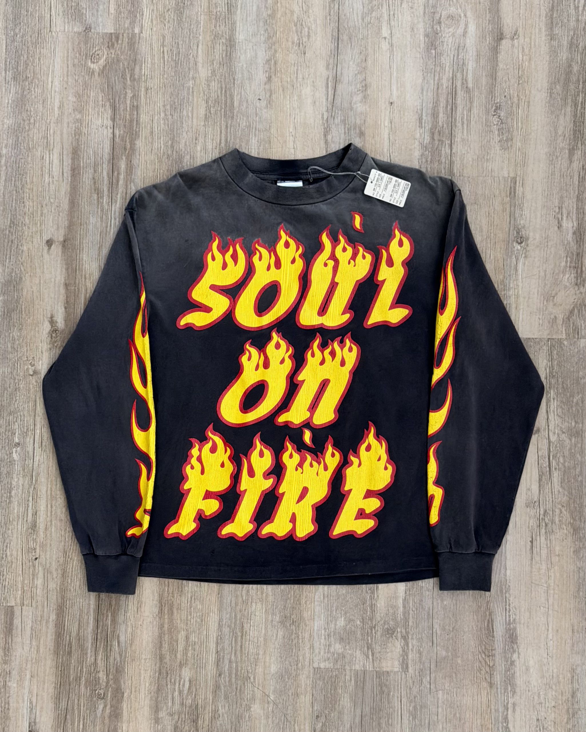 Saint Michael Saint Michaels Soul On Fire L/S Tee Size US M / EU 48-50 / 2 - 1 Thumbnail