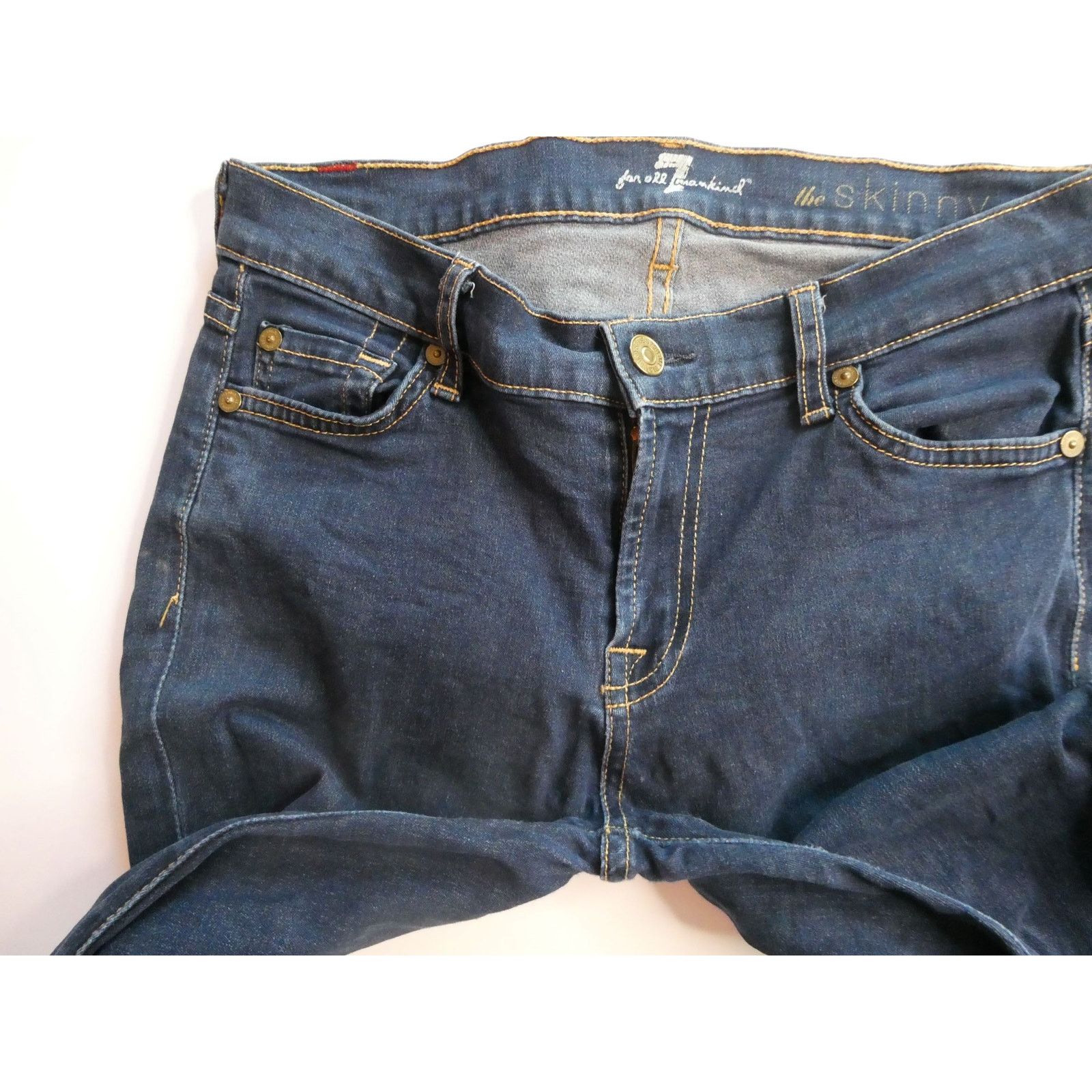 7 For All Mankind 7 FOR ALL MANKIND, The Skinny jeans, stretch fit, size 26 Size 26" / US 2 / IT 38 - 3 Thumbnail