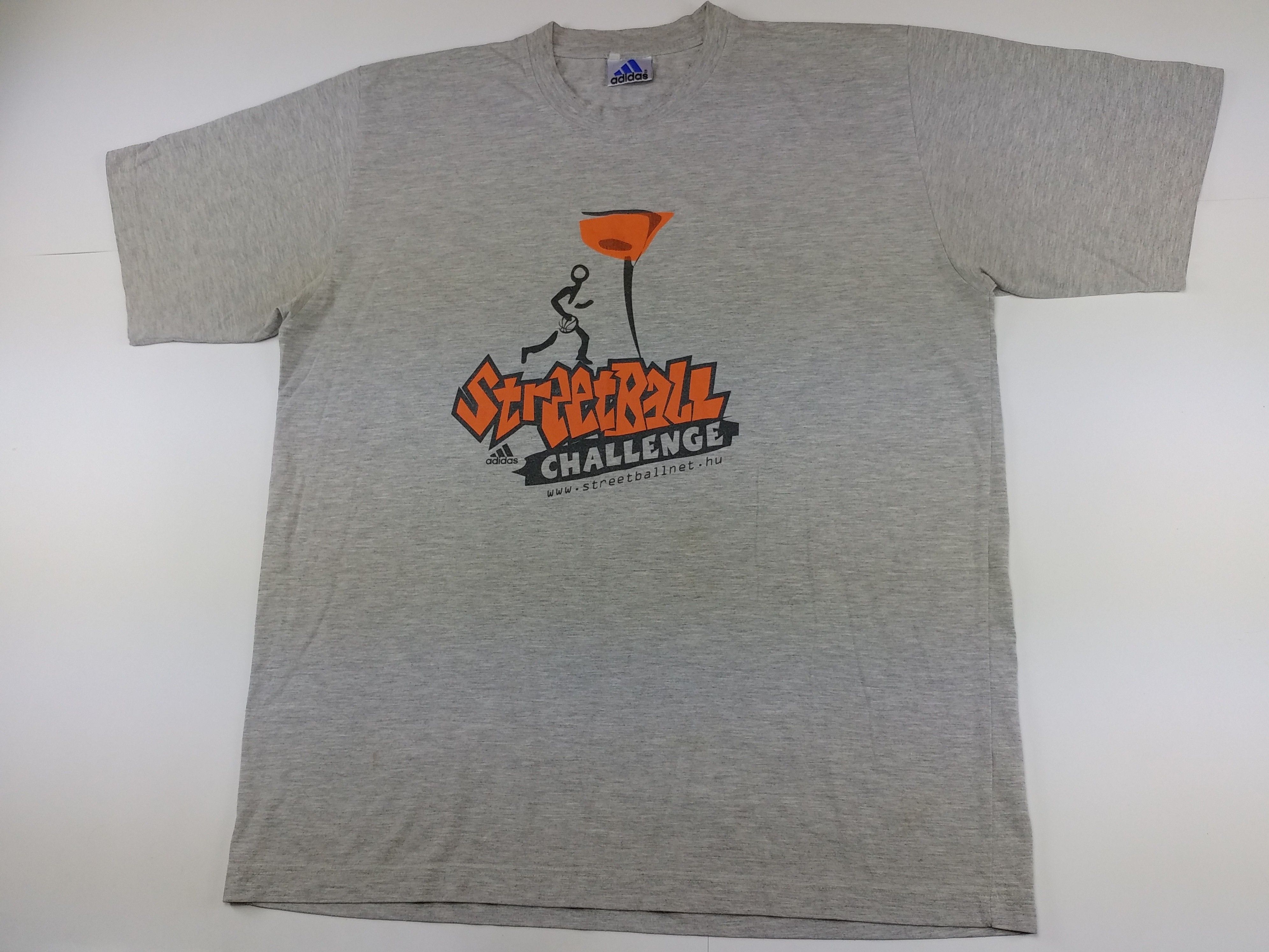 Adidas Adidas Streetball Challenge t-shirt, 1998 Hungary vintage XL Size US XL / EU 56 / 4 - 4 Thumbnail