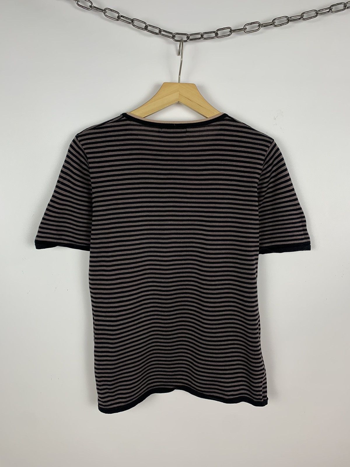 Gudrun Sjoden Vintage Gudrun Sjoden Striped Cotton Brown T-Shirt Size M Size M / US 6-8 / IT 42-44 - 5 Thumbnail