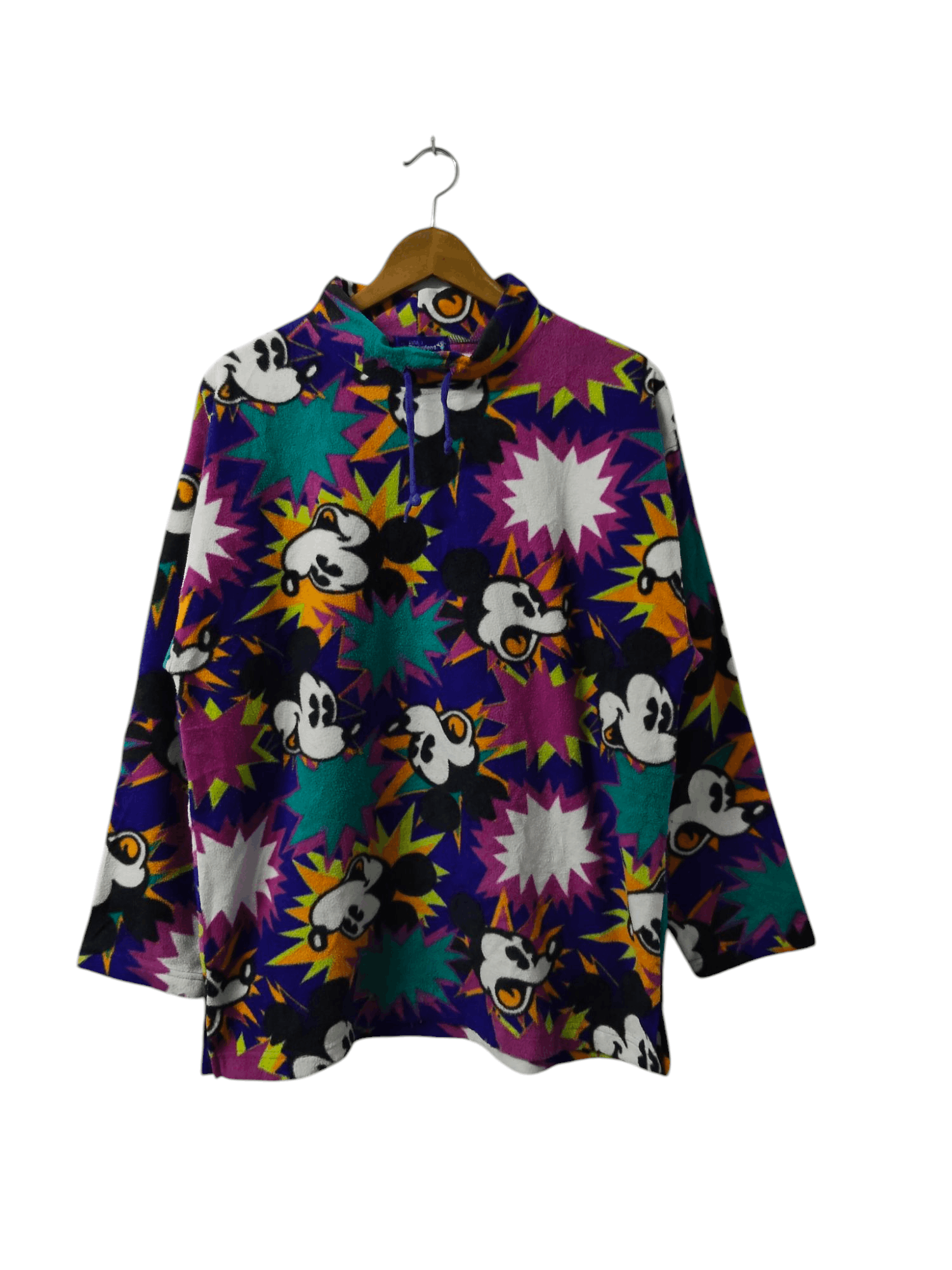 Disney vintage mickey mouse disneyland fullprint fleece jacket Size US L / EU 52-54 / 3 - 1 Thumbnail