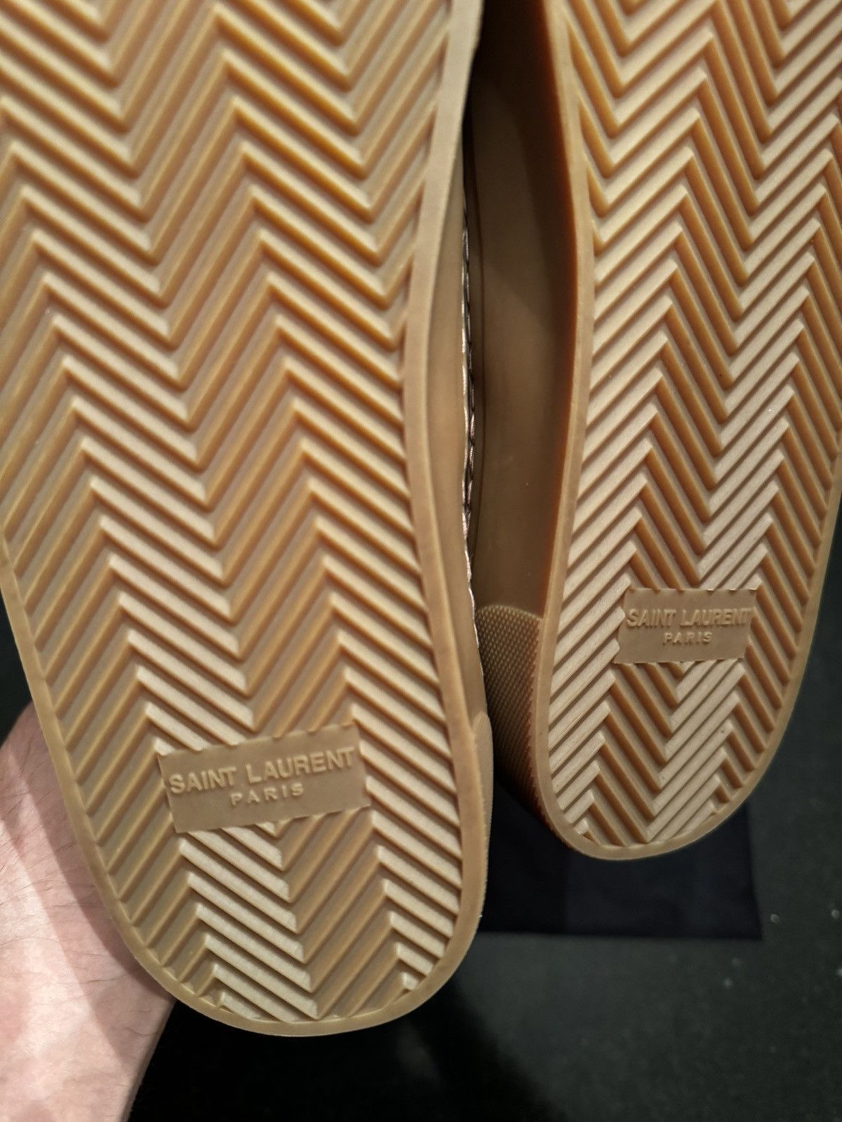 Saint Laurent Paris Men’s Saint Laurent Paris Camo Slip-ons Size US 8 / EU 41 - 7 Thumbnail