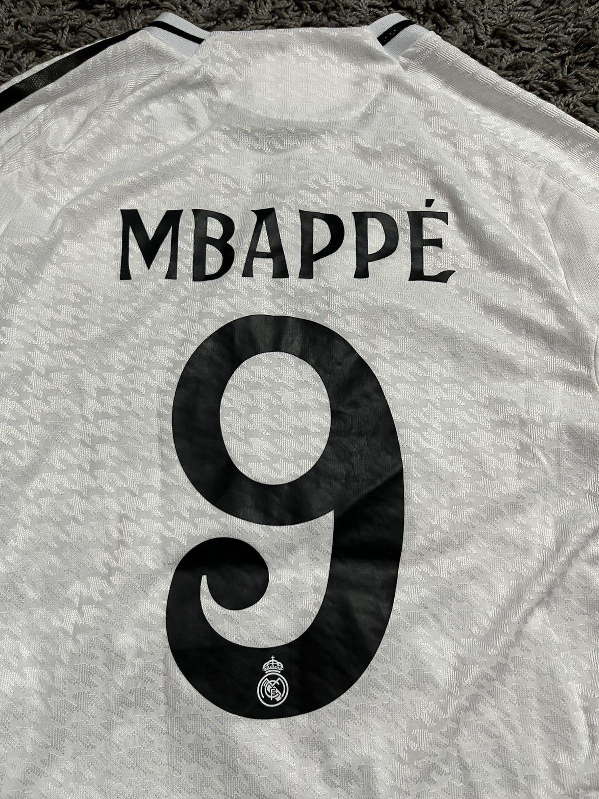 Adidas Real Madrid Mbappe #9 UCL Authentic Player Version Jersey Size US S / EU 44-46 / 1 - 11 Thumbnail
