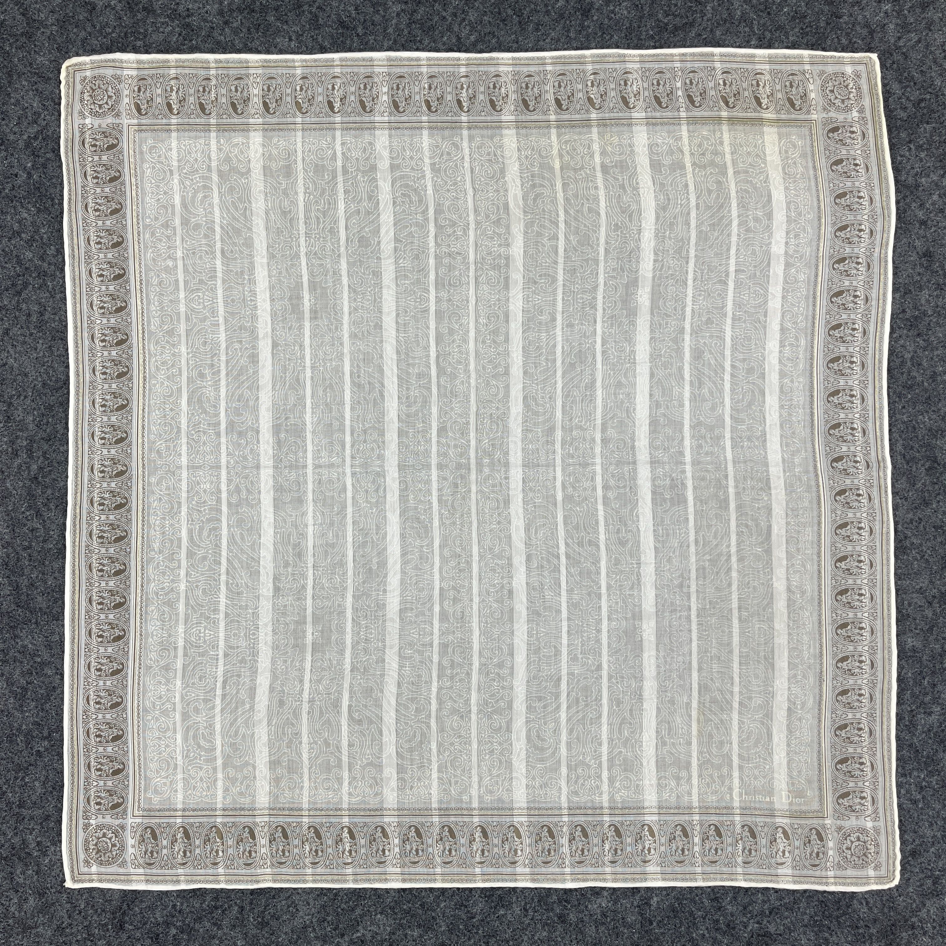 Vintage Christian Dior Handkerchief / Bandana / Neckerchief B463 Size ONE SIZE - 2 Thumbnail