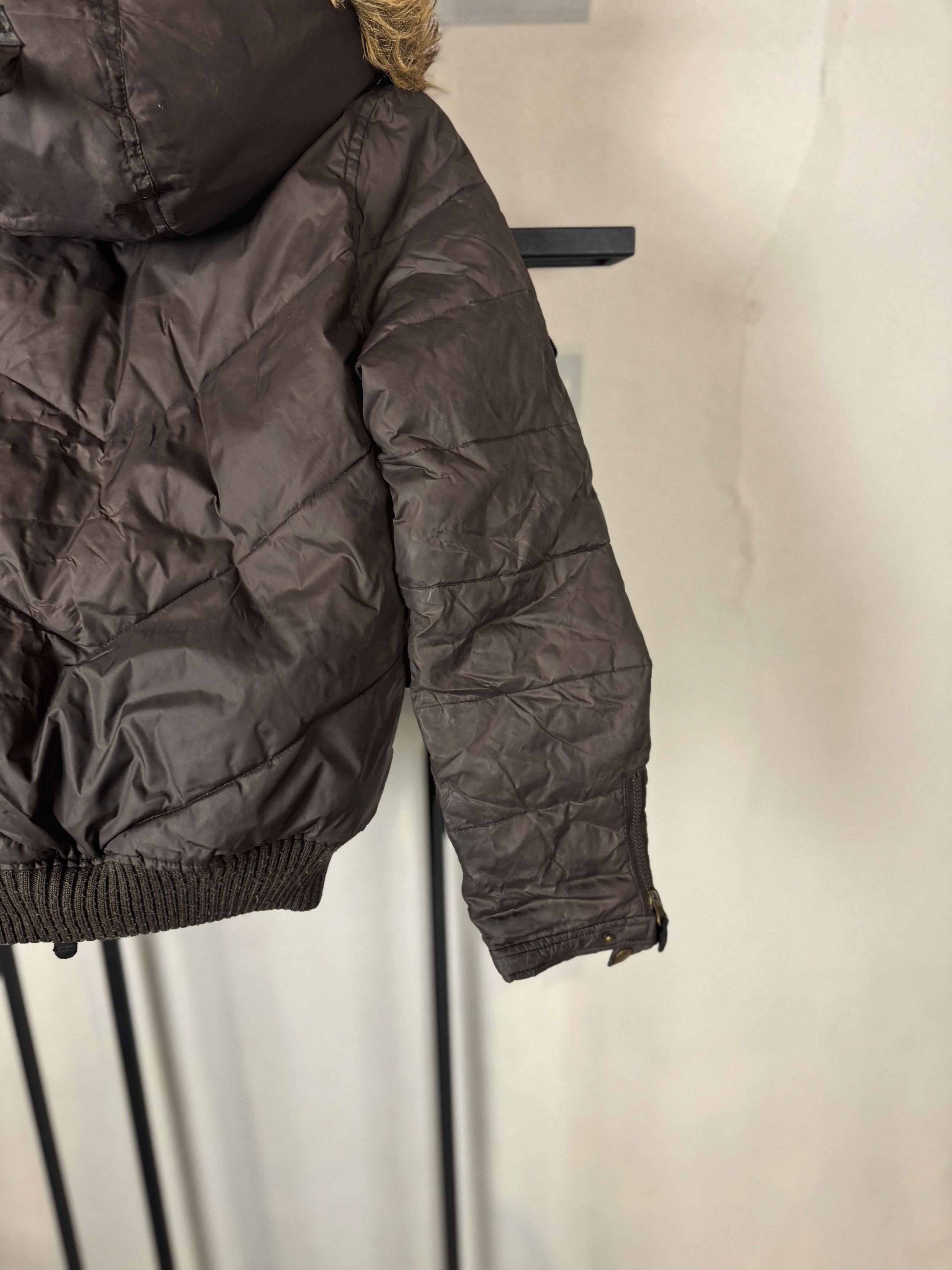 Tornado Mart 2000s Hysteric Type Cargo Fur Hooded Jacket Y2K 90s Size S Size M / US 6-8 / IT 42-44 - 6 Thumbnail