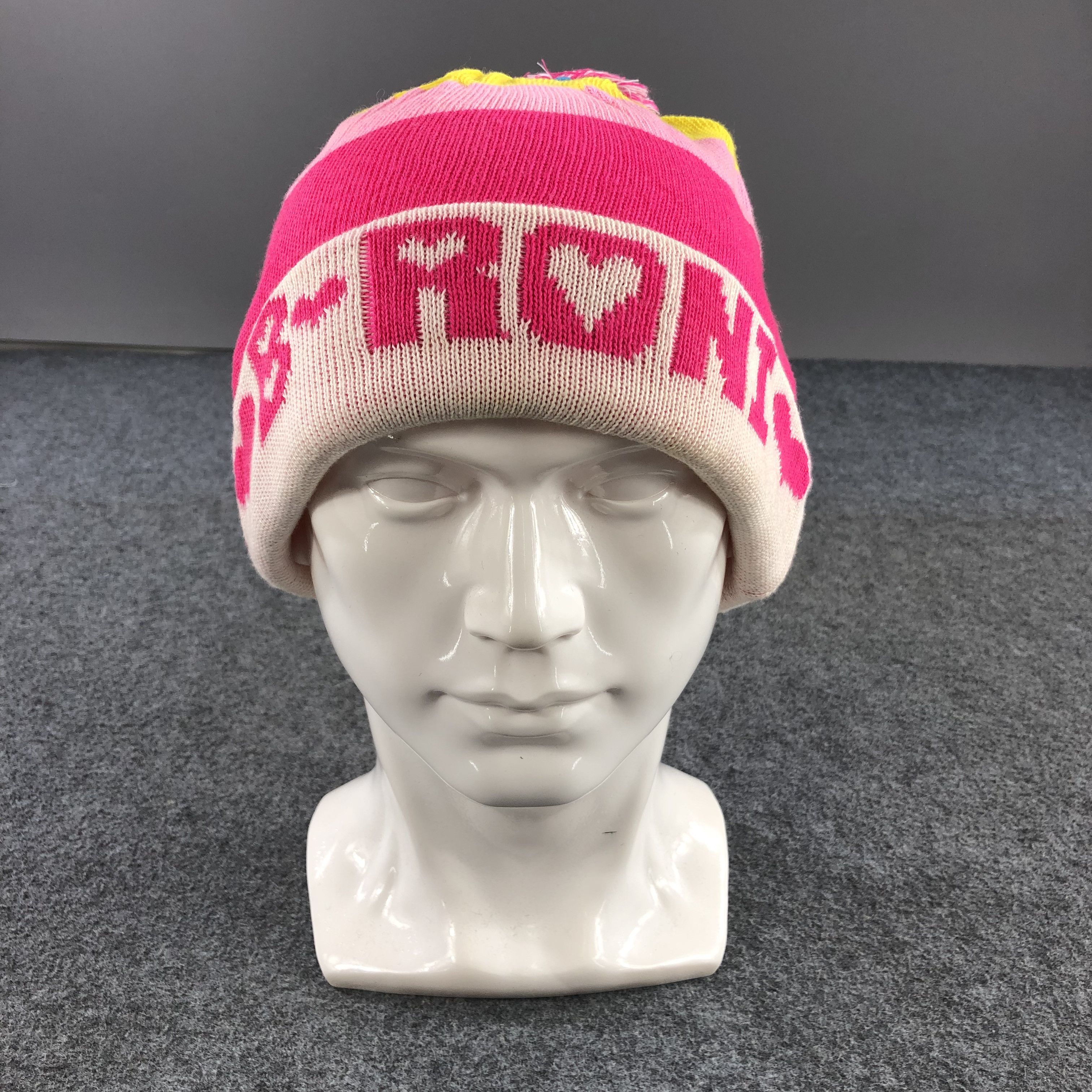 Vintage Bronz Roni Bobble Beanie Snowcap Snow Hat B269 Size ONE SIZE - 1 Thumbnail