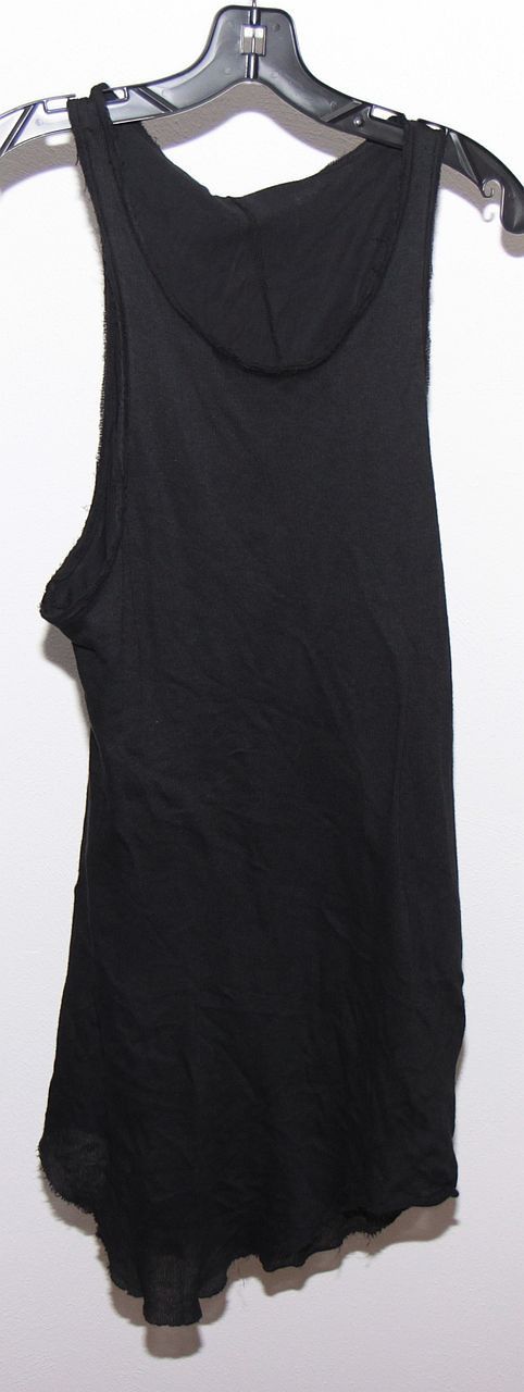 image of Silent By Damir Doma New NWT Double Layer Tank Top in Black, Men's (Size XS)