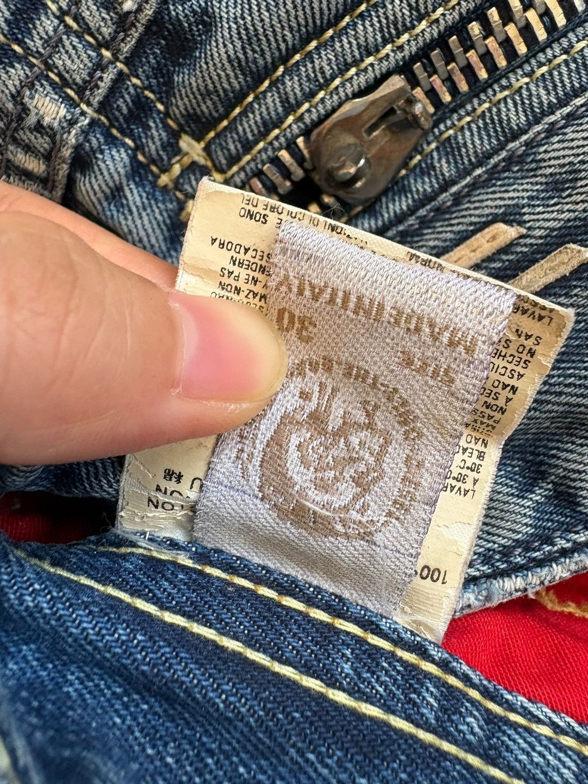 Diesel Vintage Diesel Onijo Bleached Mud Wash Distressed Jeans Size US 31 - 9 Thumbnail