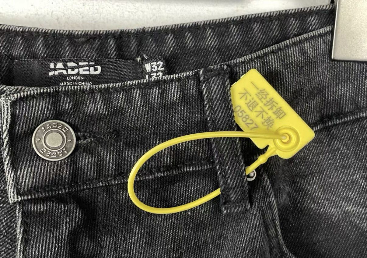 Jaded London Jaded London Pocket Denim Wide-Leg Cargo Pants J31 Size US 32 / EU 48 - 6 Thumbnail