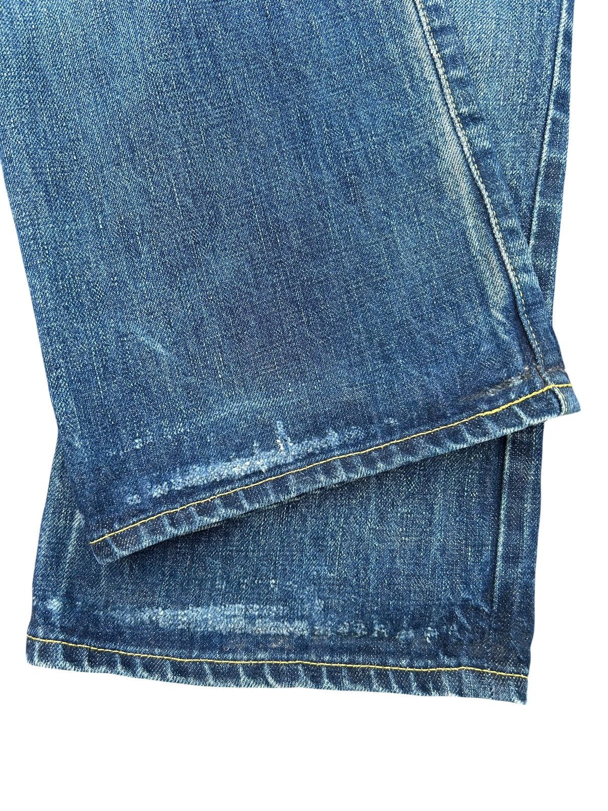 RRL Ralph Lauren FLARE RRL RALPH LAUREN SELVEDGE DISTRESSED DENIM JEANS Size US 34 / EU 50 - 18 Thumbnail