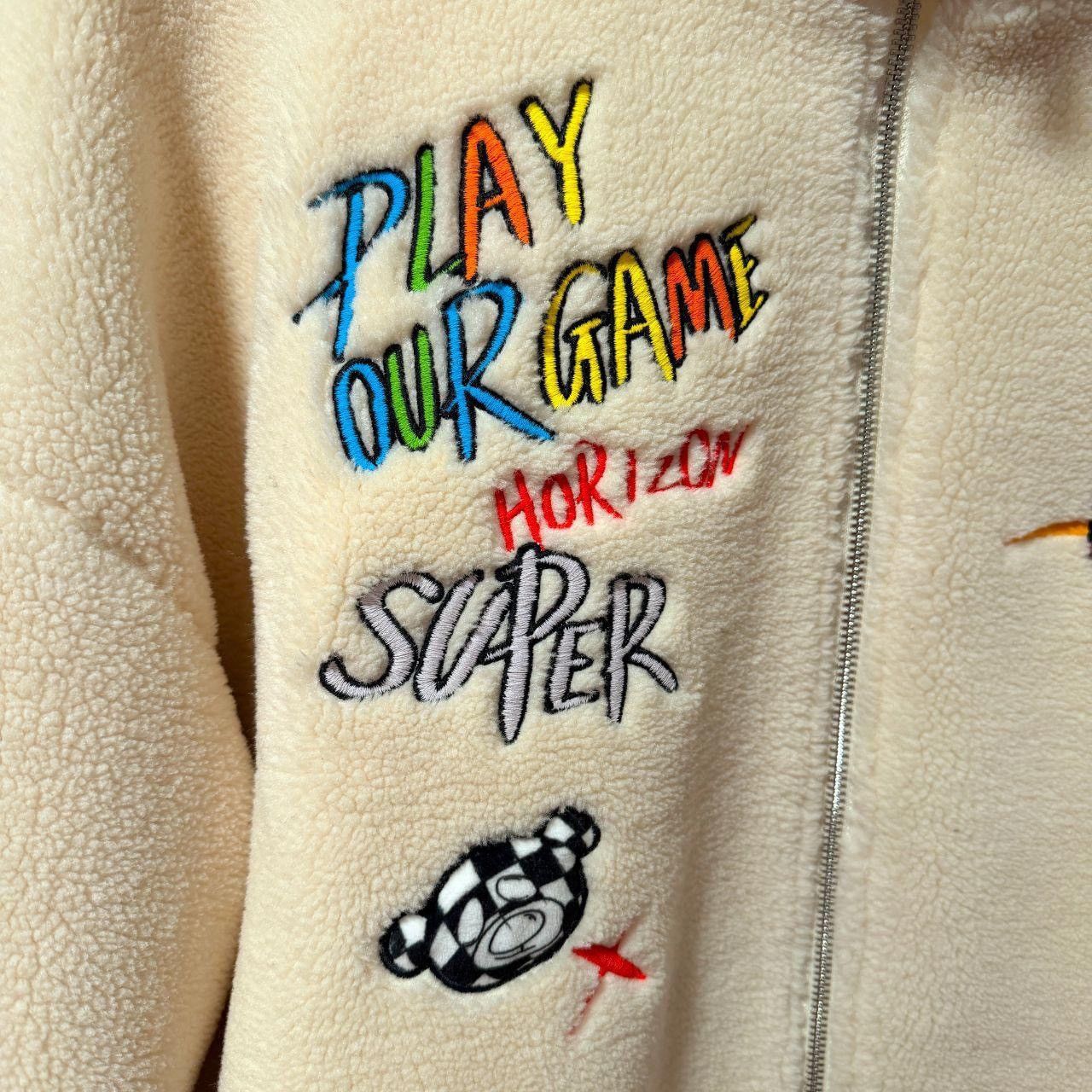 13DE MARZO Graffiti Street Slang Bear Coat Size M / US 6-8 / IT 42-44 - 3 Thumbnail