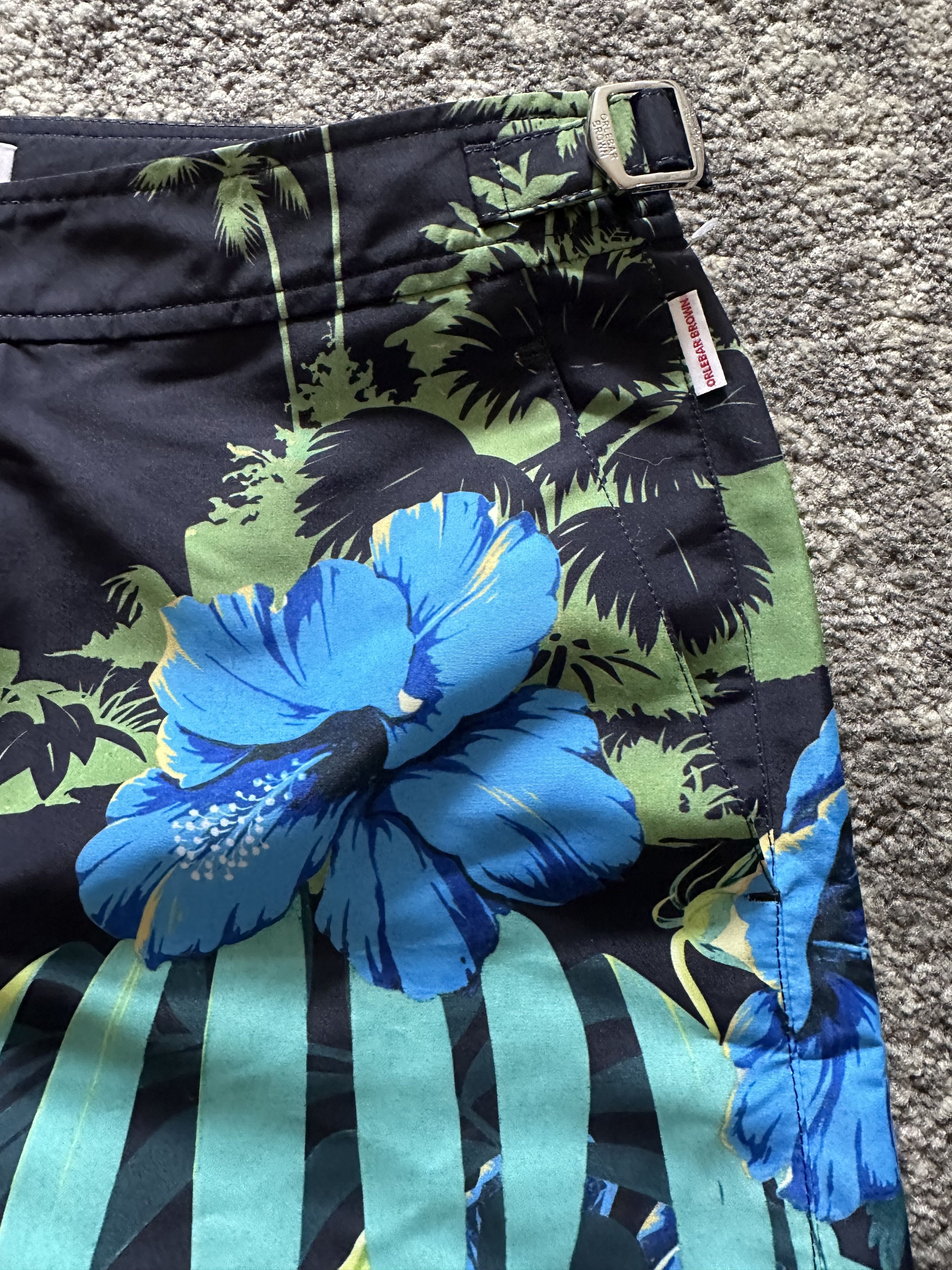 Orlebar Brown Swim shorts bulldog in night iris design Size US 31 - 5 Thumbnail